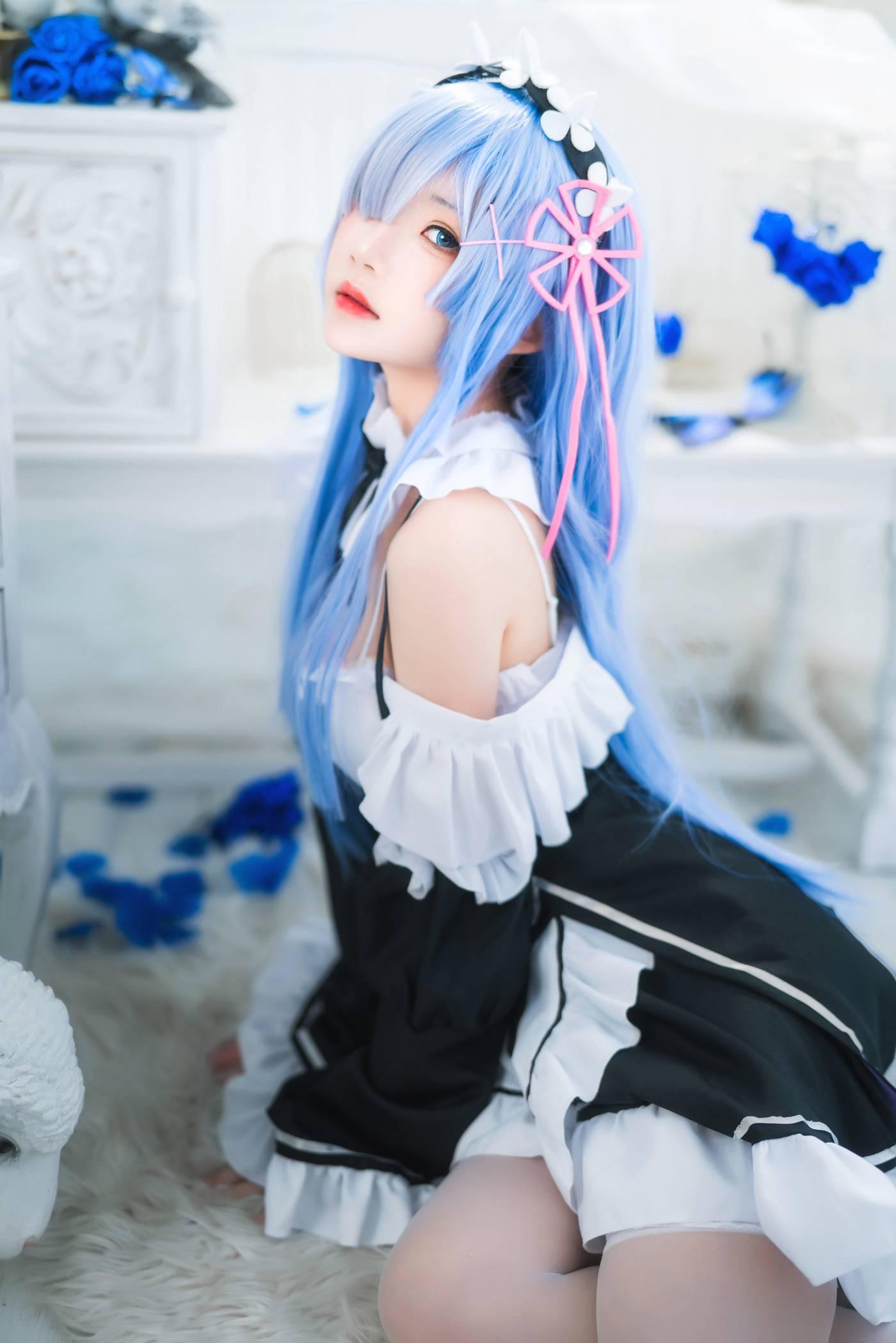桜桃喵 – NO.131 长发蕾姆02 [44P]插图7