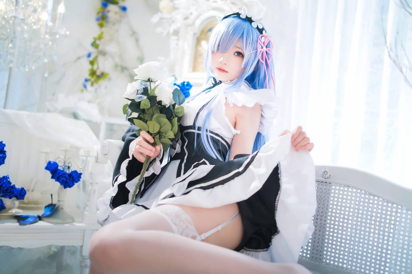 桜桃喵 – NO.131 长发蕾姆02 [44P]插图5