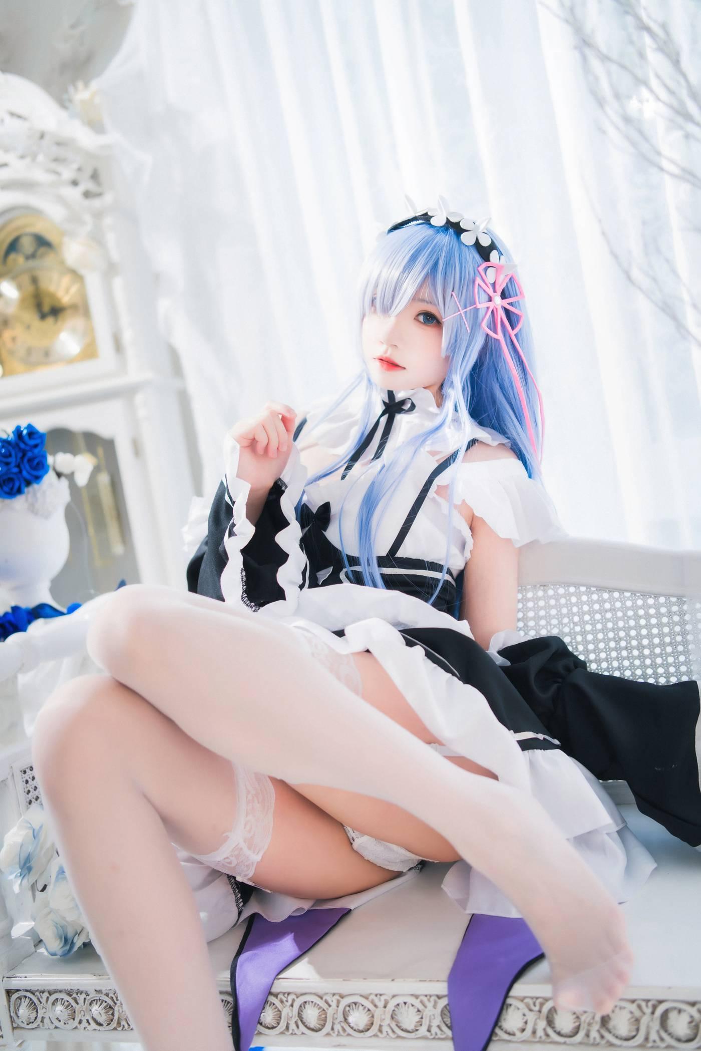 桜桃喵 – NO.131 长发蕾姆02 [44P]插图6