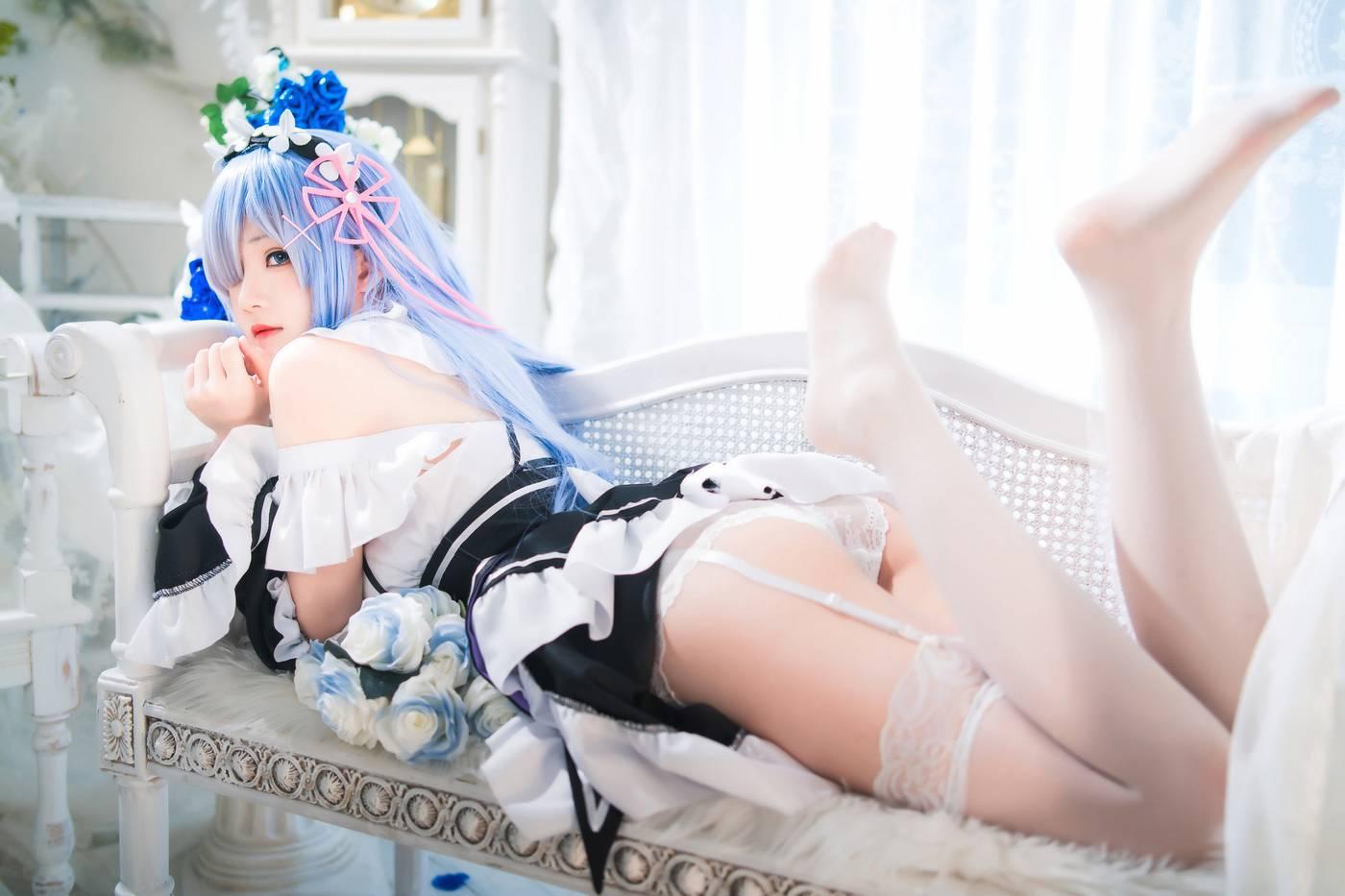 桜桃喵 – NO.131 长发蕾姆02 [44P]插图7