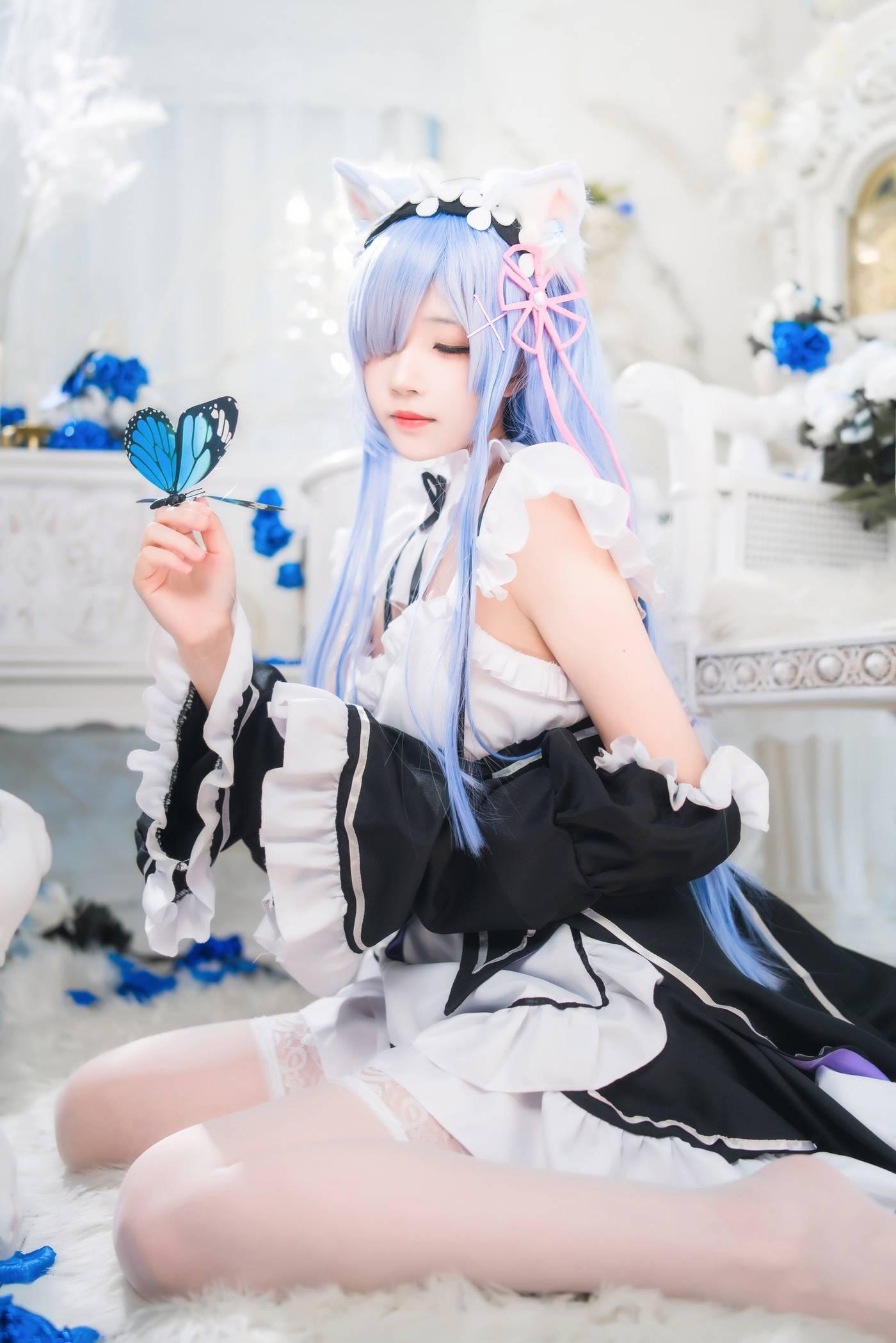 桜桃喵 – NO.131 长发蕾姆02 [44P]插图1