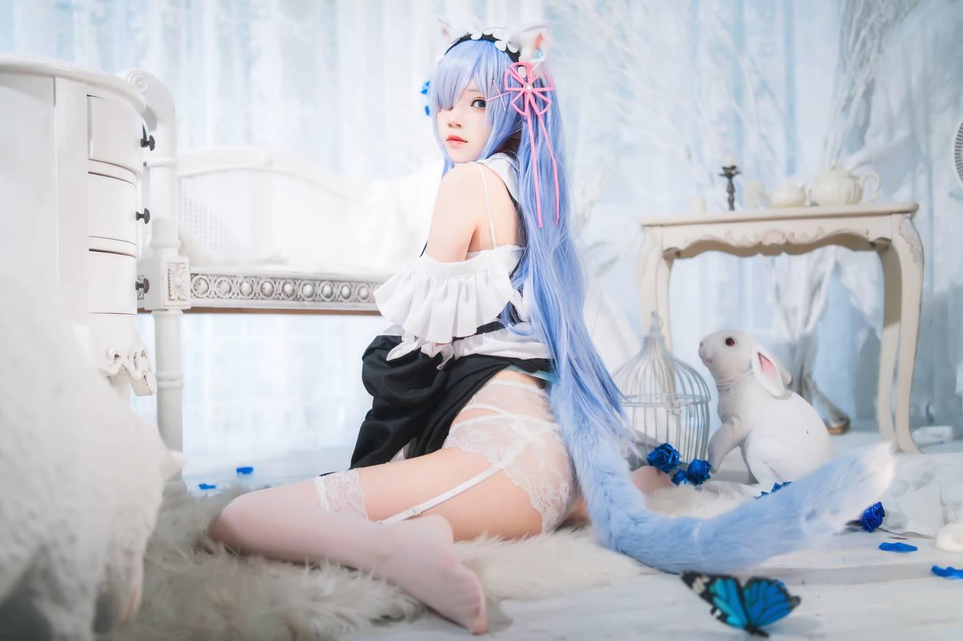 桜桃喵 – NO.131 长发蕾姆02 [44P]插图8