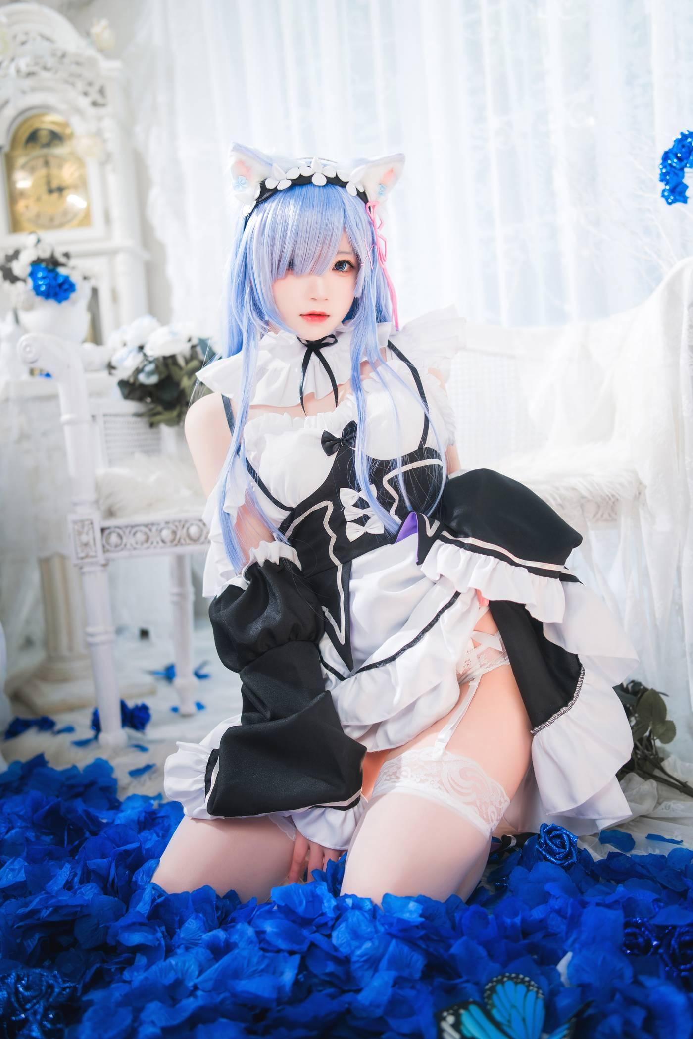 桜桃喵 – NO.131 长发蕾姆02 [44P]插图9
