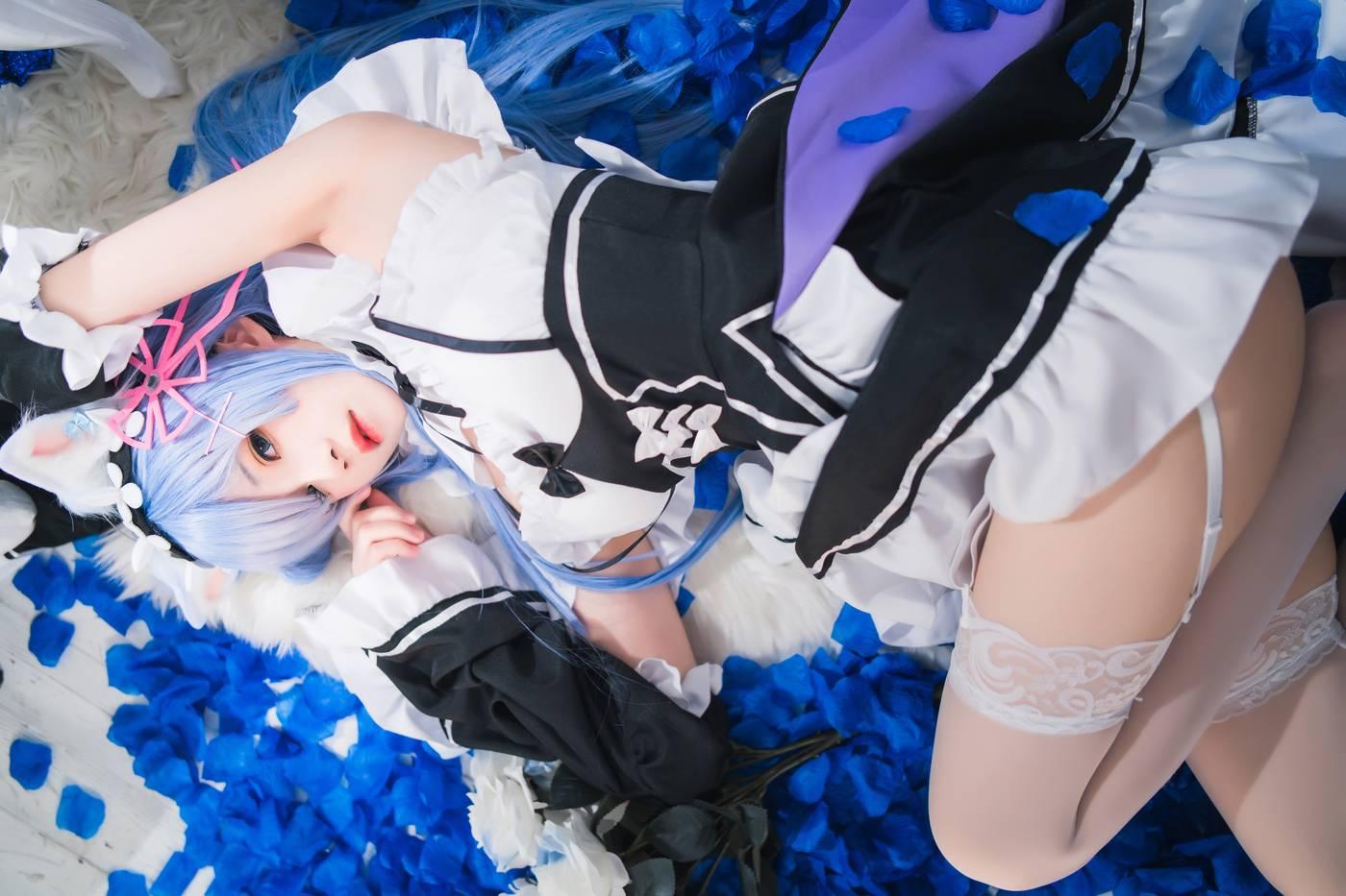 桜桃喵 – NO.131 长发蕾姆02 [44P]插图2