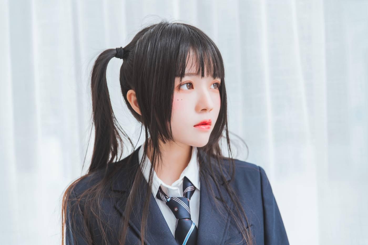 桜桃喵 – NO.51 未熟2 冬制服 [45P]插图9