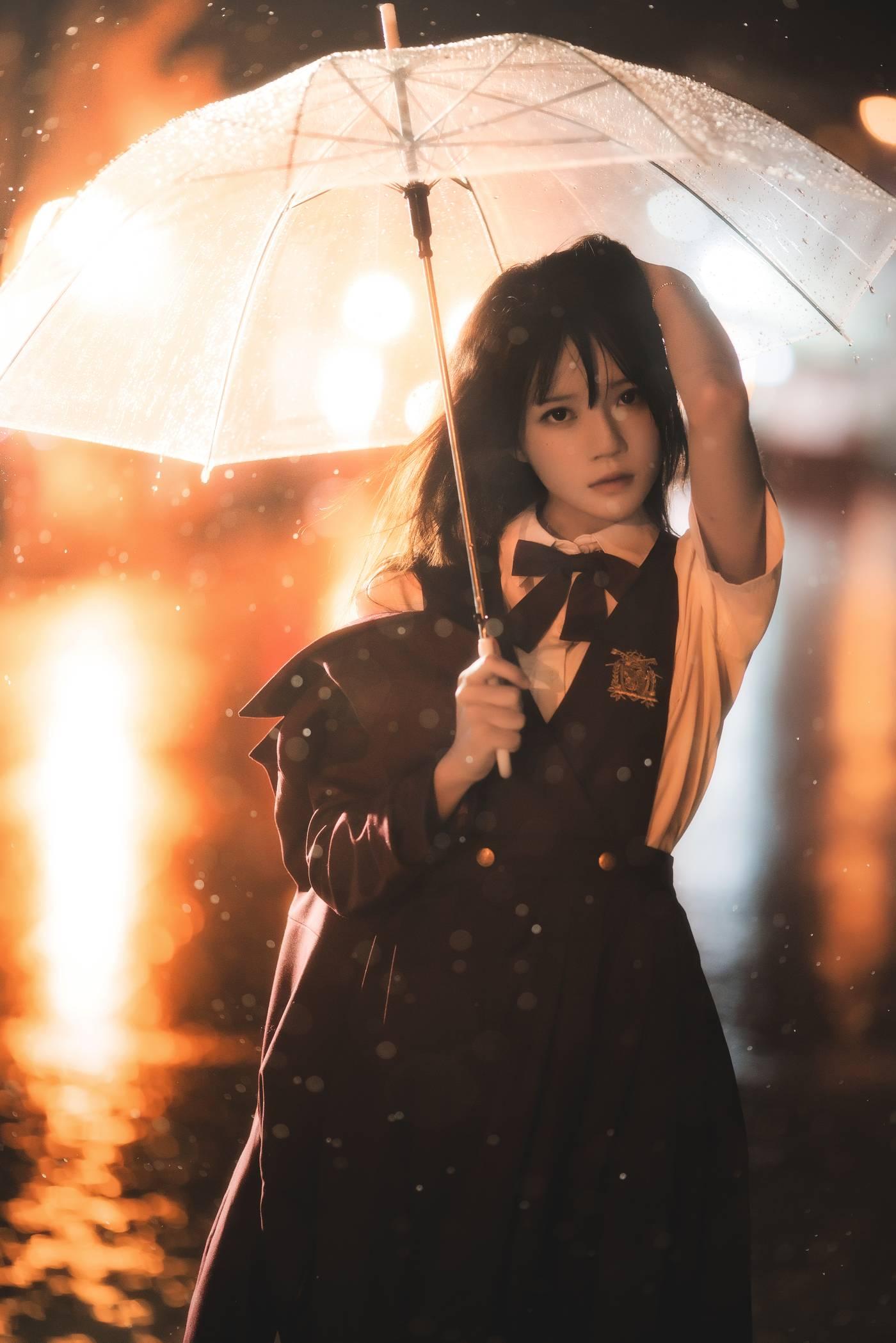 桜桃喵 – NO.60 未熟3 雨下 [43P]插图3
