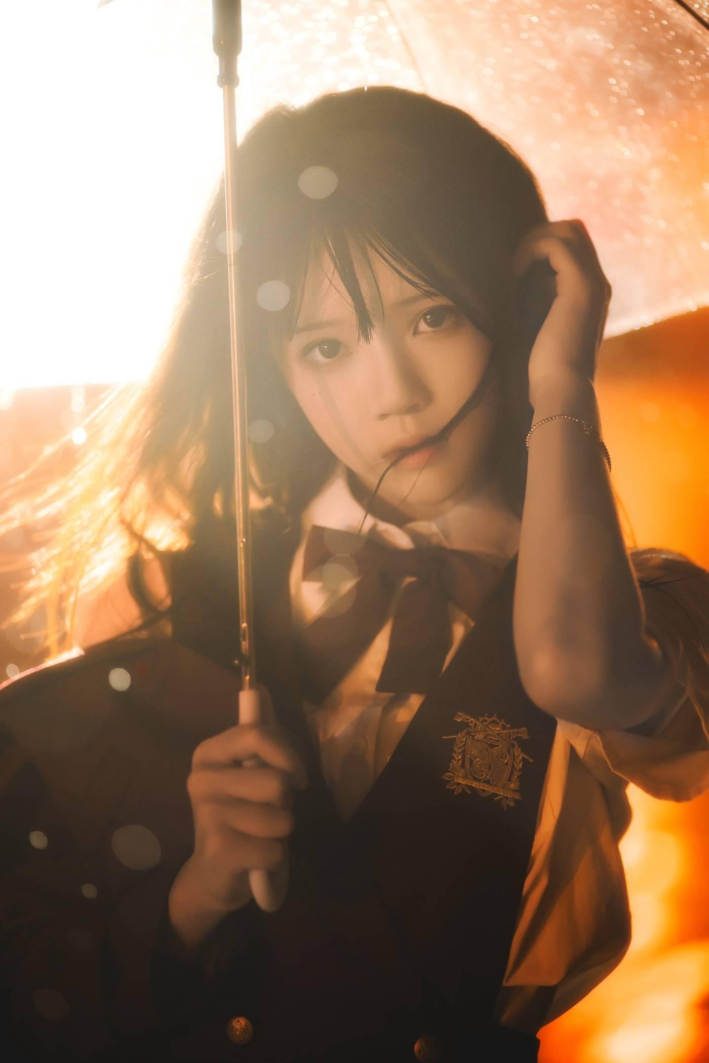 桜桃喵 – NO.60 未熟3 雨下 [43P]插图4