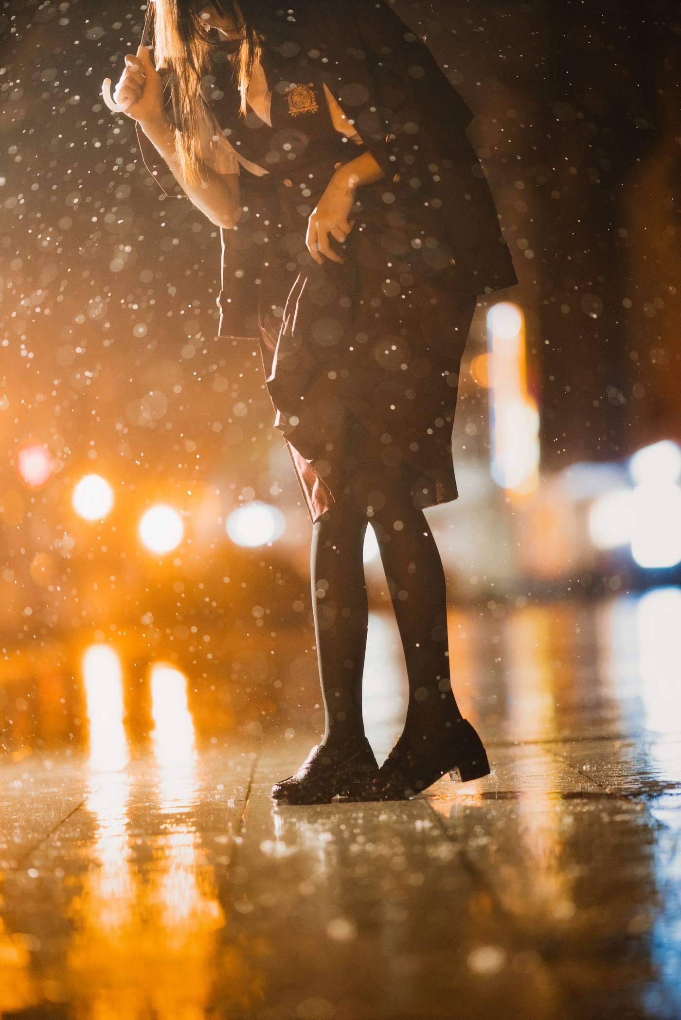 桜桃喵 – NO.60 未熟3 雨下 [43P]插图3