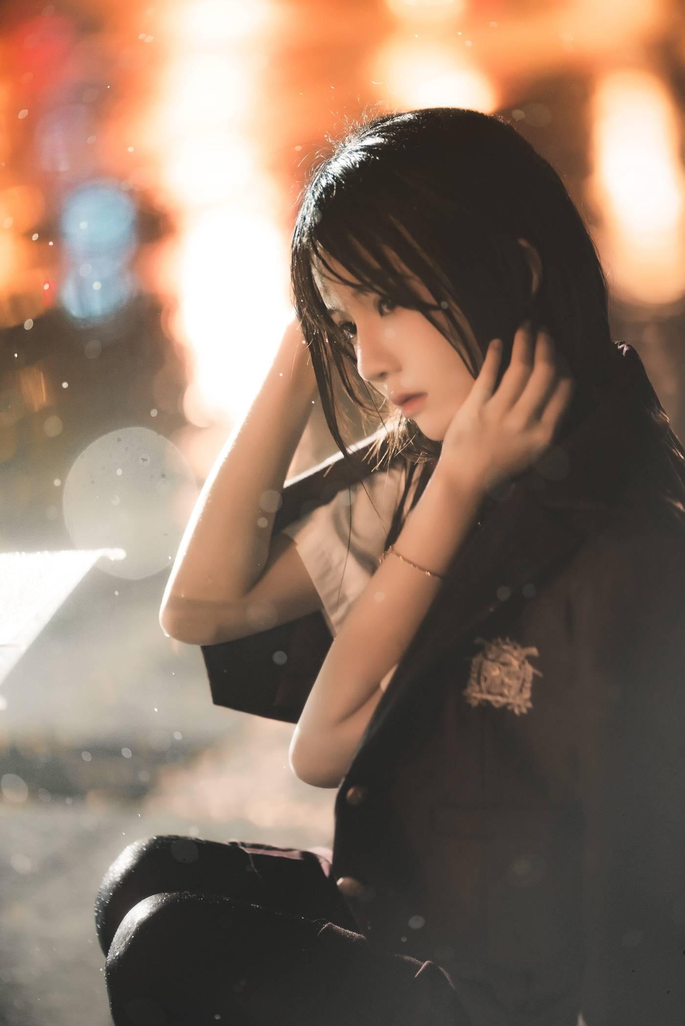 桜桃喵 – NO.60 未熟3 雨下 [43P]插图9