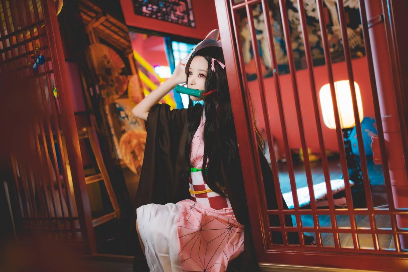 桜桃喵 – NO.62 灶门祢豆子 [21P]插图1