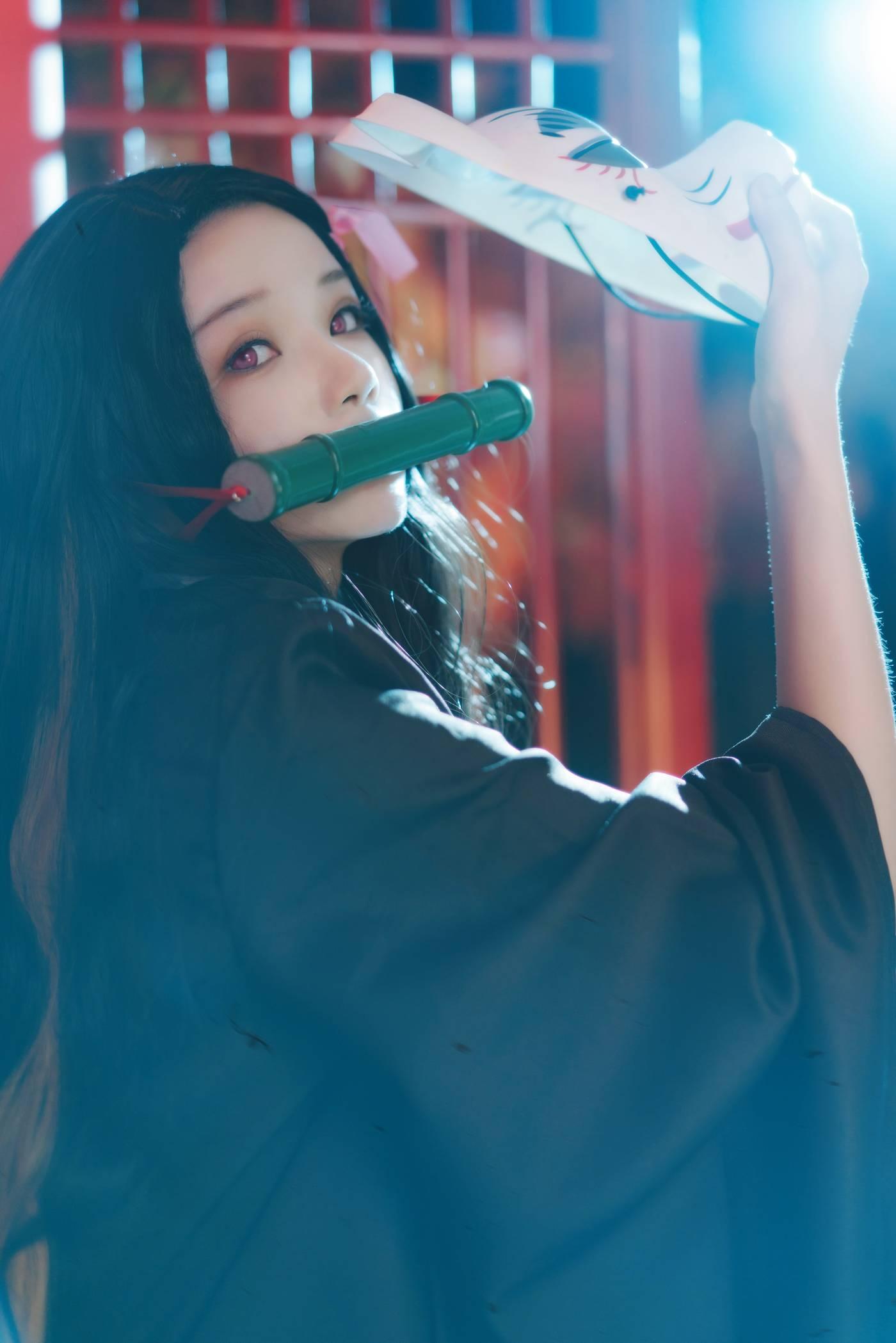 桜桃喵 – NO.62 灶门祢豆子 [21P]插图6