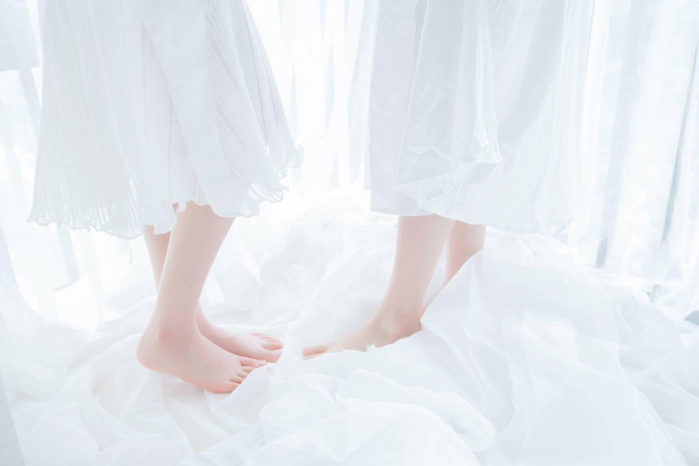 桜桃喵 – NO.47 朝(白裙×白裙) [58P]插图5