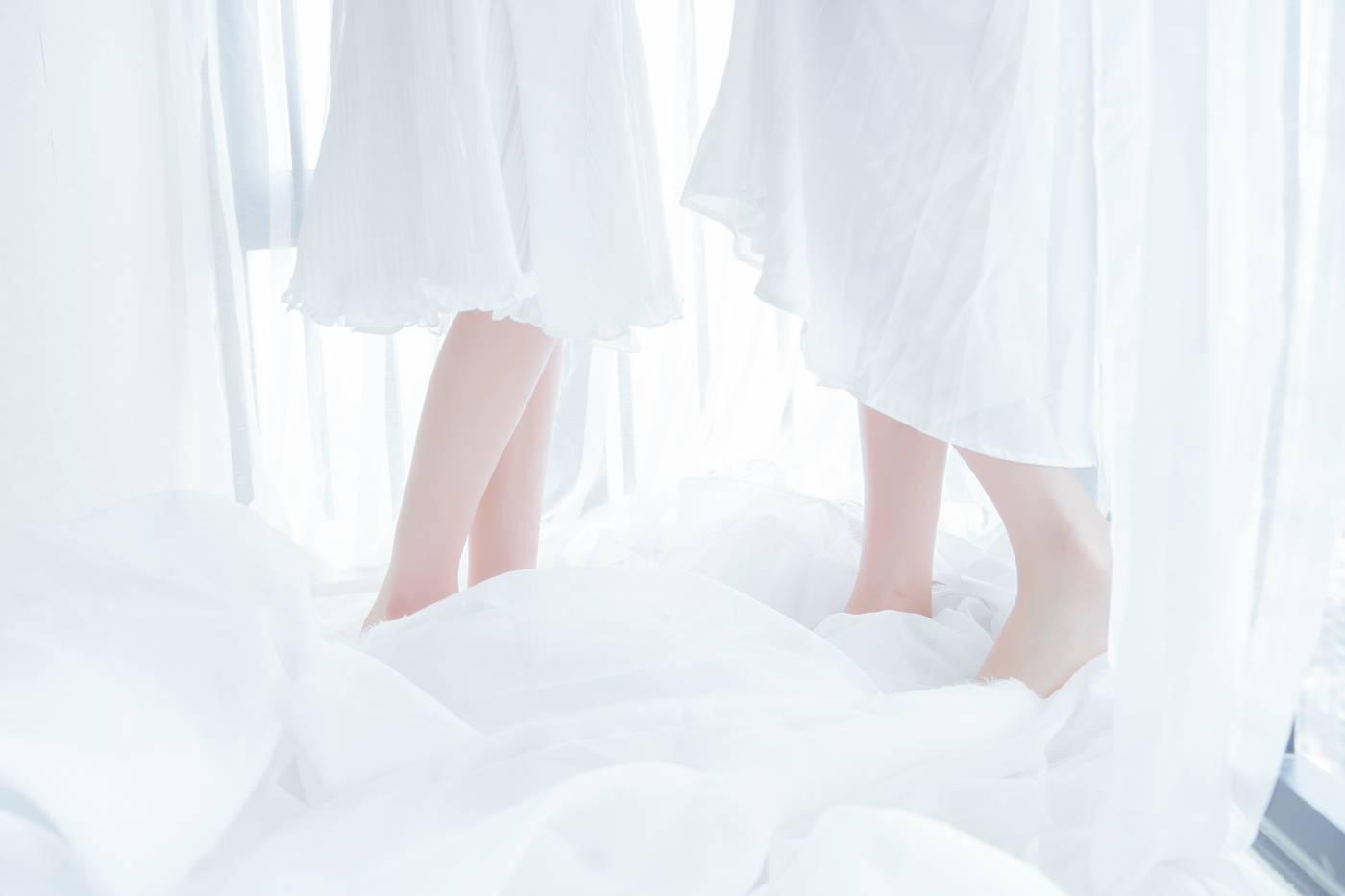 桜桃喵 – NO.47 朝(白裙×白裙) [58P]插图6