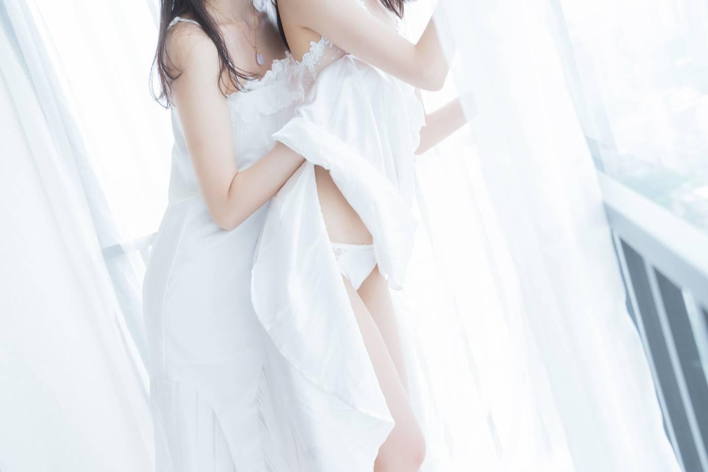 桜桃喵 – NO.47 朝(白裙×白裙) [58P]插图9