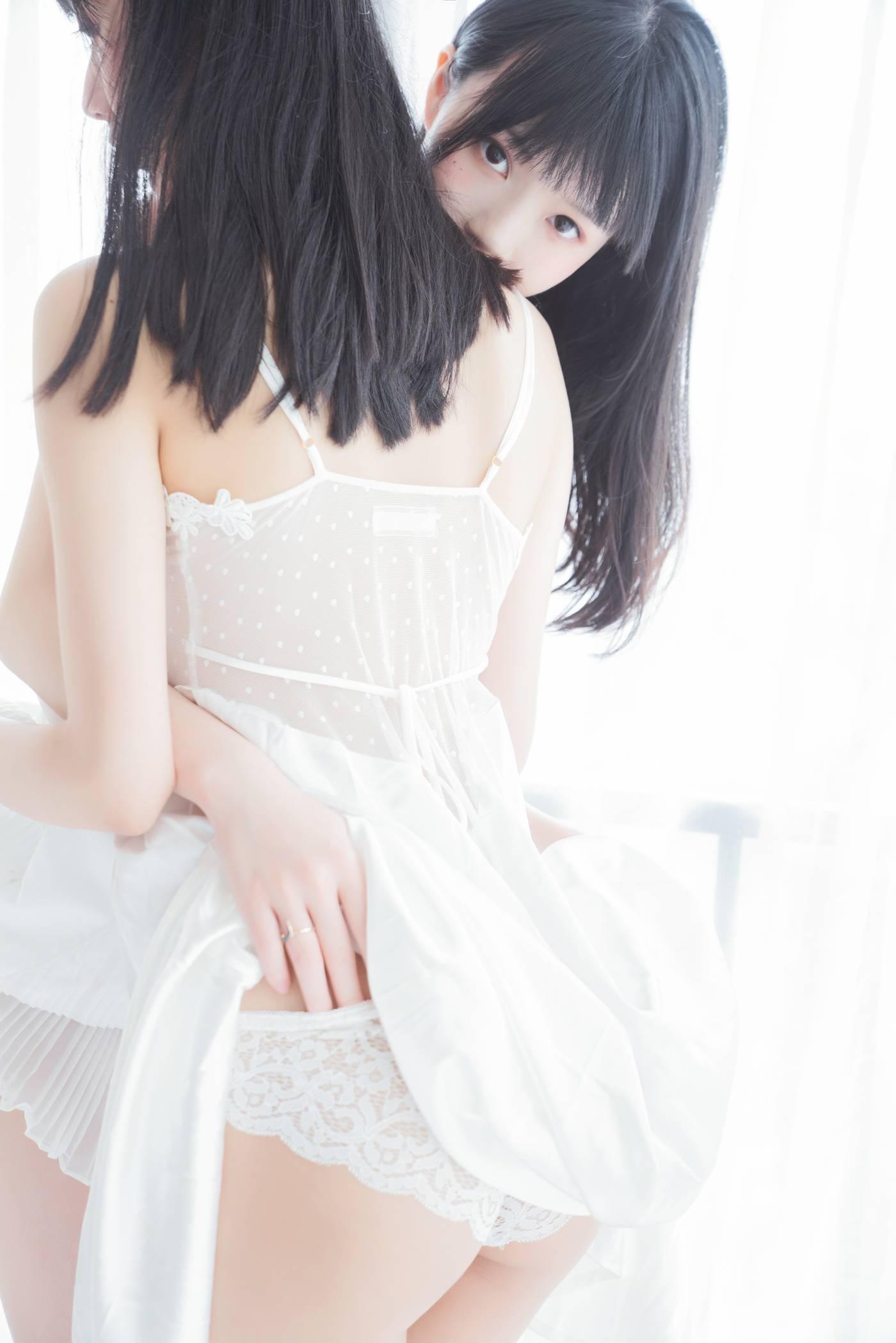 桜桃喵 – NO.47 朝(白裙×白裙) [58P]插图3