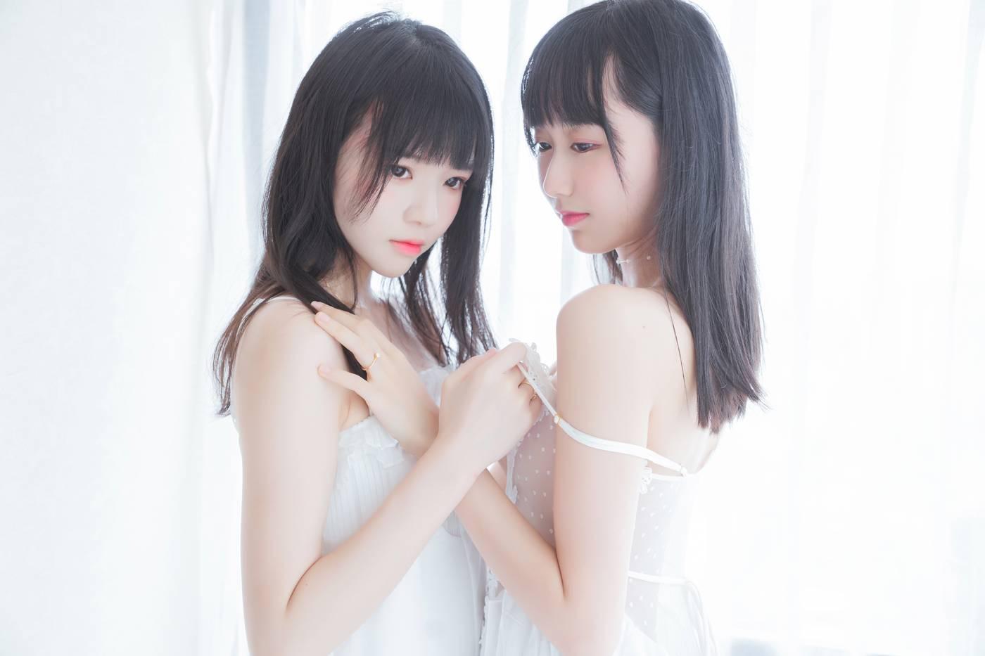 桜桃喵 – NO.47 朝(白裙×白裙) [58P]插图3