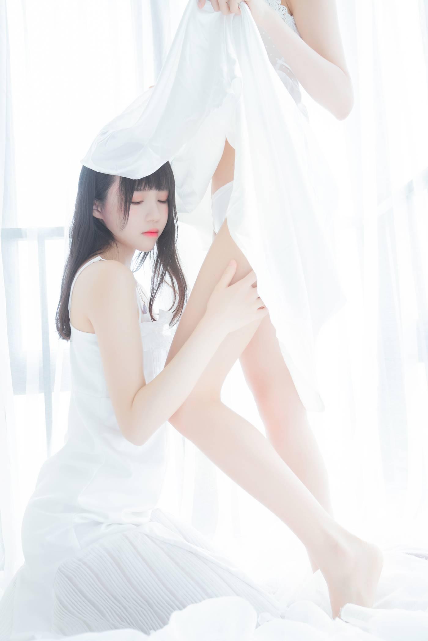 桜桃喵 – NO.47 朝(白裙×白裙) [58P]插图6
