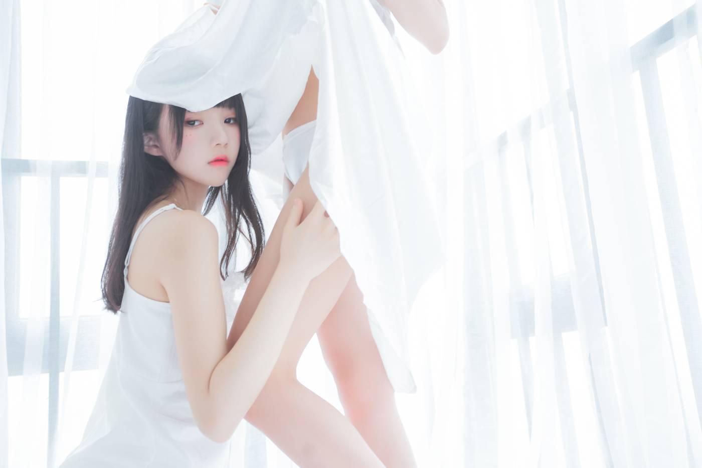 桜桃喵 – NO.47 朝(白裙×白裙) [58P]插图7