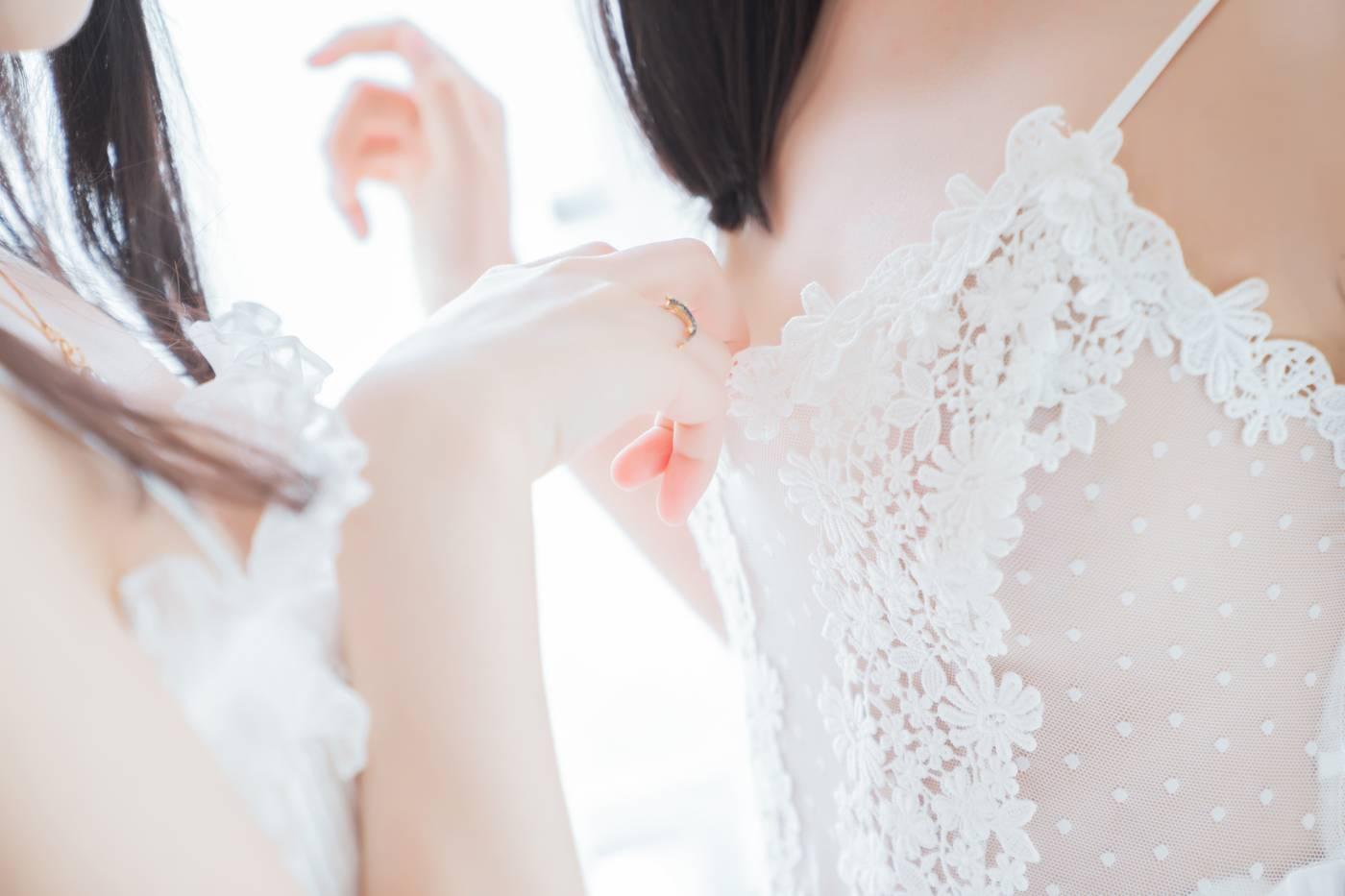 桜桃喵 – NO.47 朝(白裙×白裙) [58P]插图9