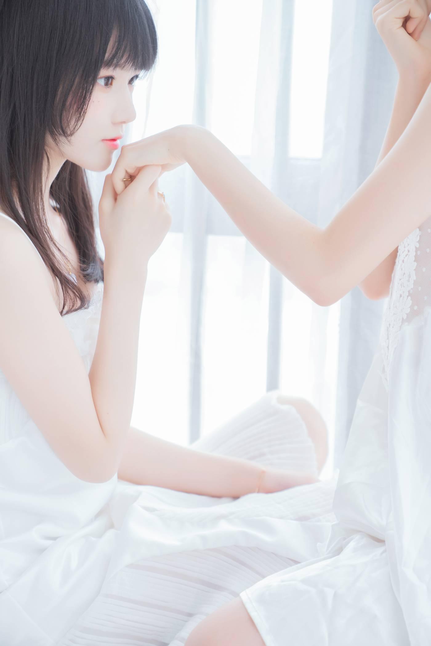 桜桃喵 – NO.47 朝(白裙×白裙) [58P]插图3
