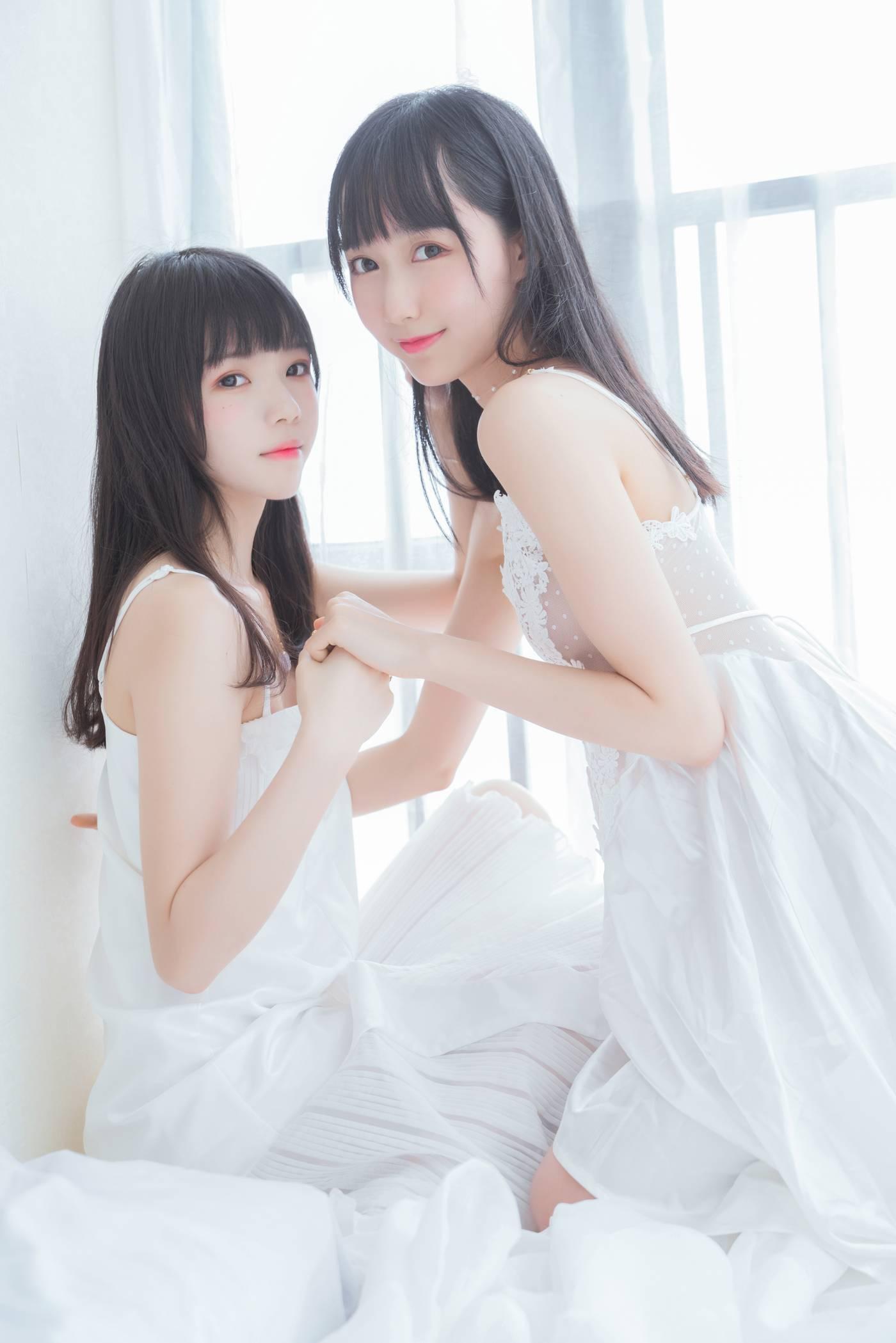 桜桃喵 – NO.47 朝(白裙×白裙) [58P]插图4