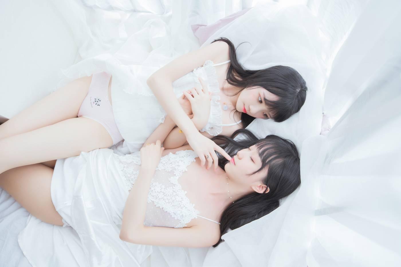 桜桃喵 – NO.47 朝(白裙×白裙) [58P]插图9