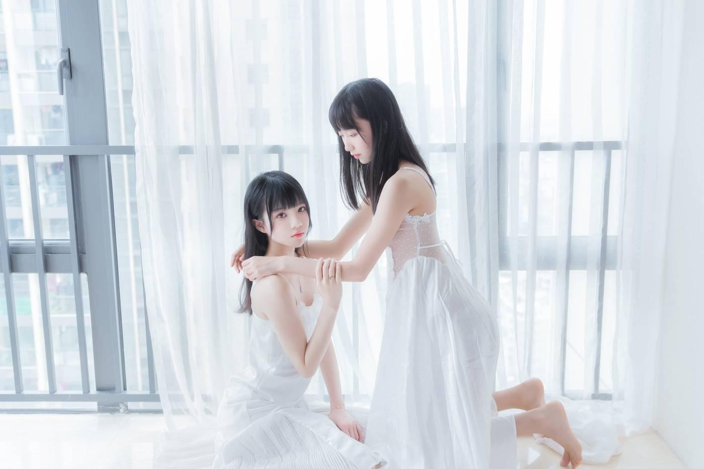 桜桃喵 – NO.47 朝(白裙×白裙) [58P]插图7