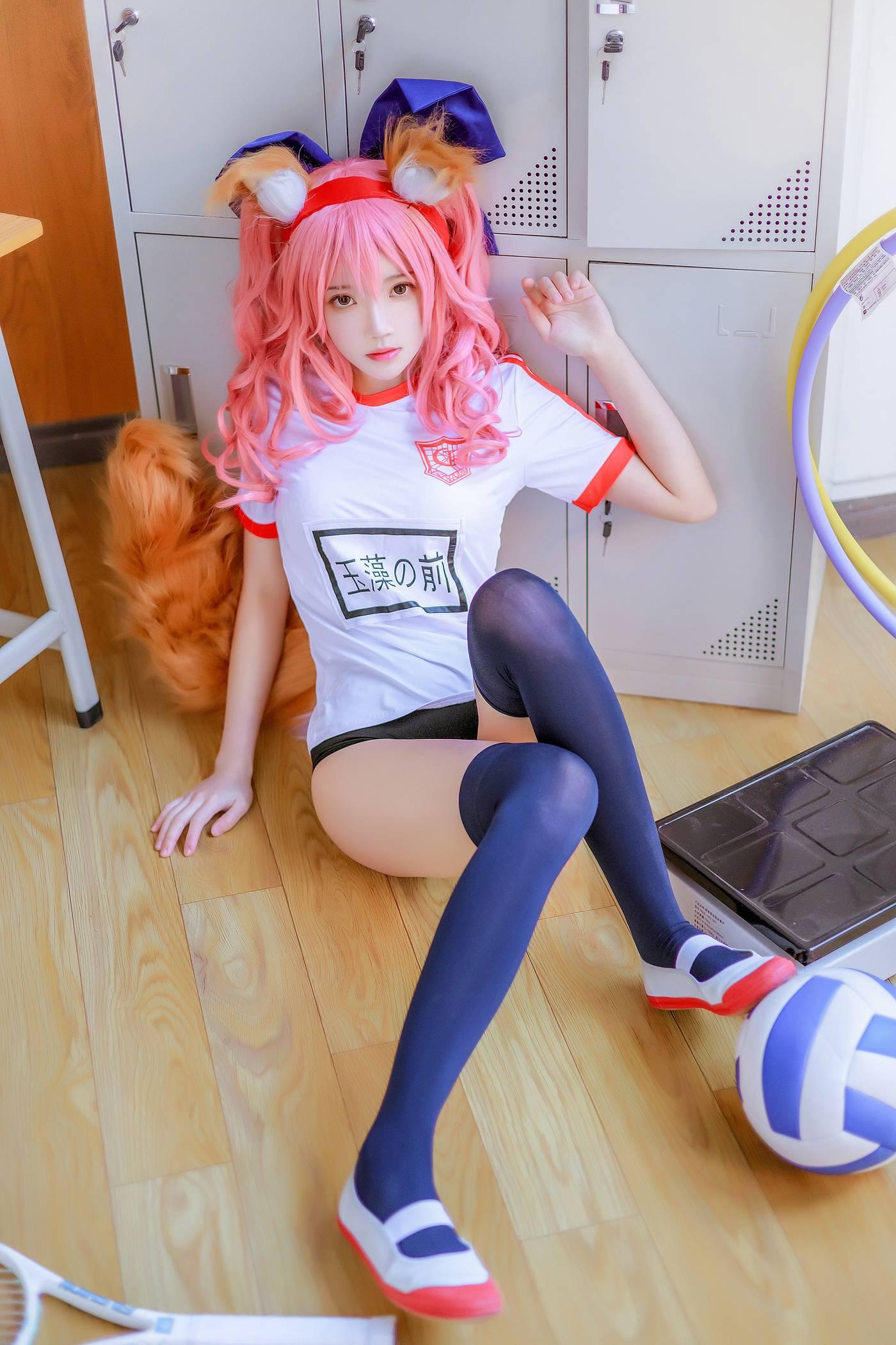 桜桃喵 – NO.104 玉藻前体操服 [31P]插图7
