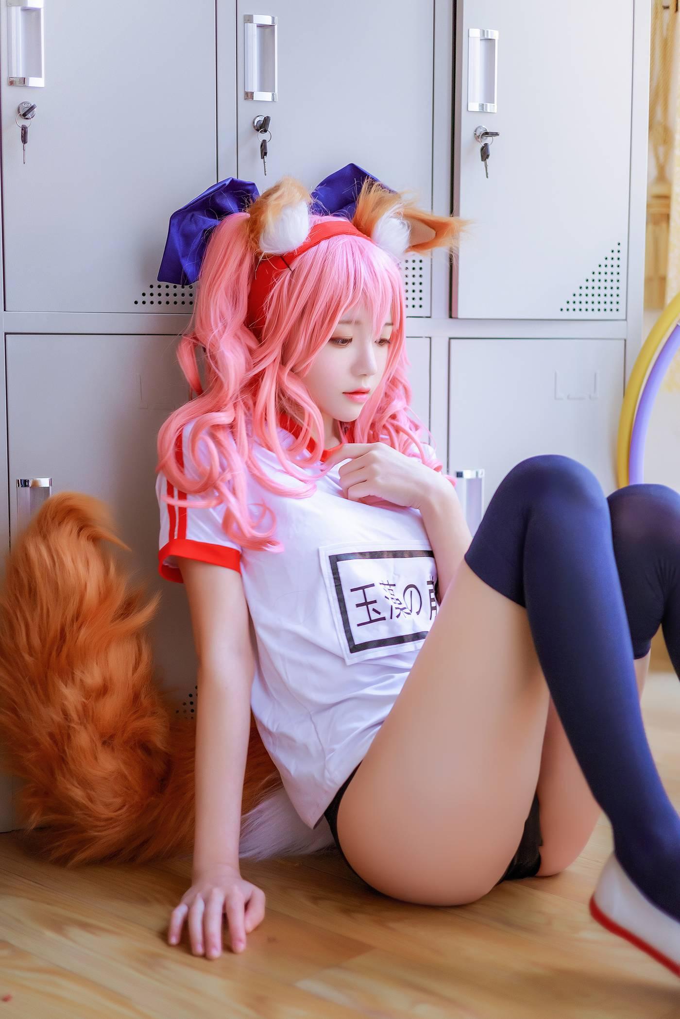桜桃喵 – NO.104 玉藻前体操服 [31P]插图1