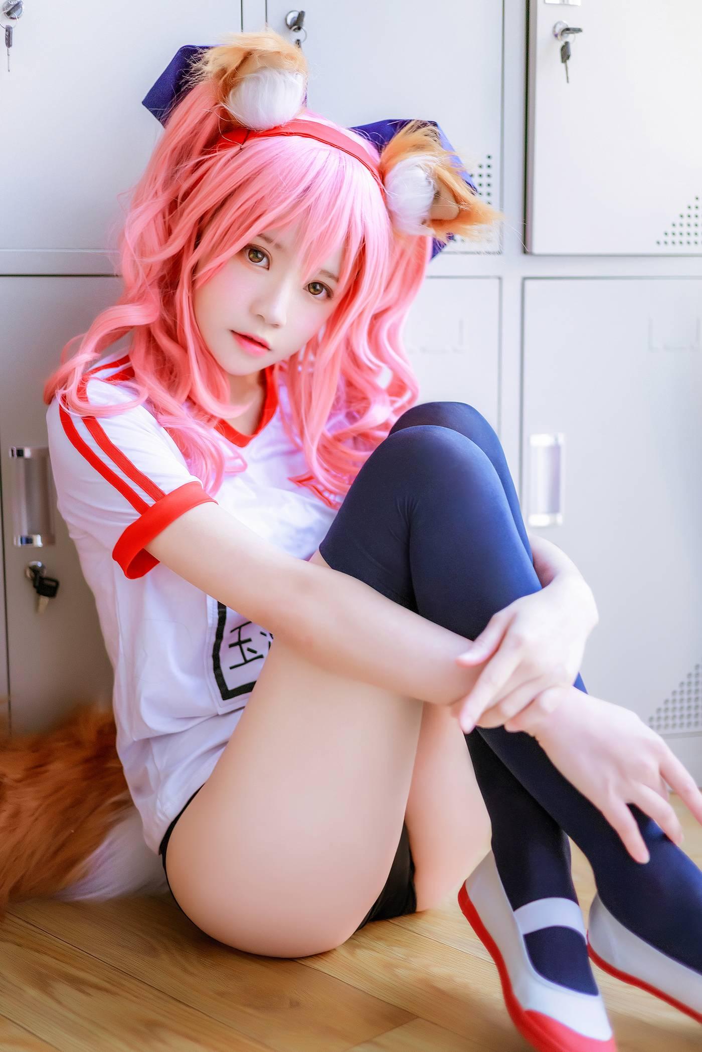 桜桃喵 – NO.104 玉藻前体操服 [31P]插图2