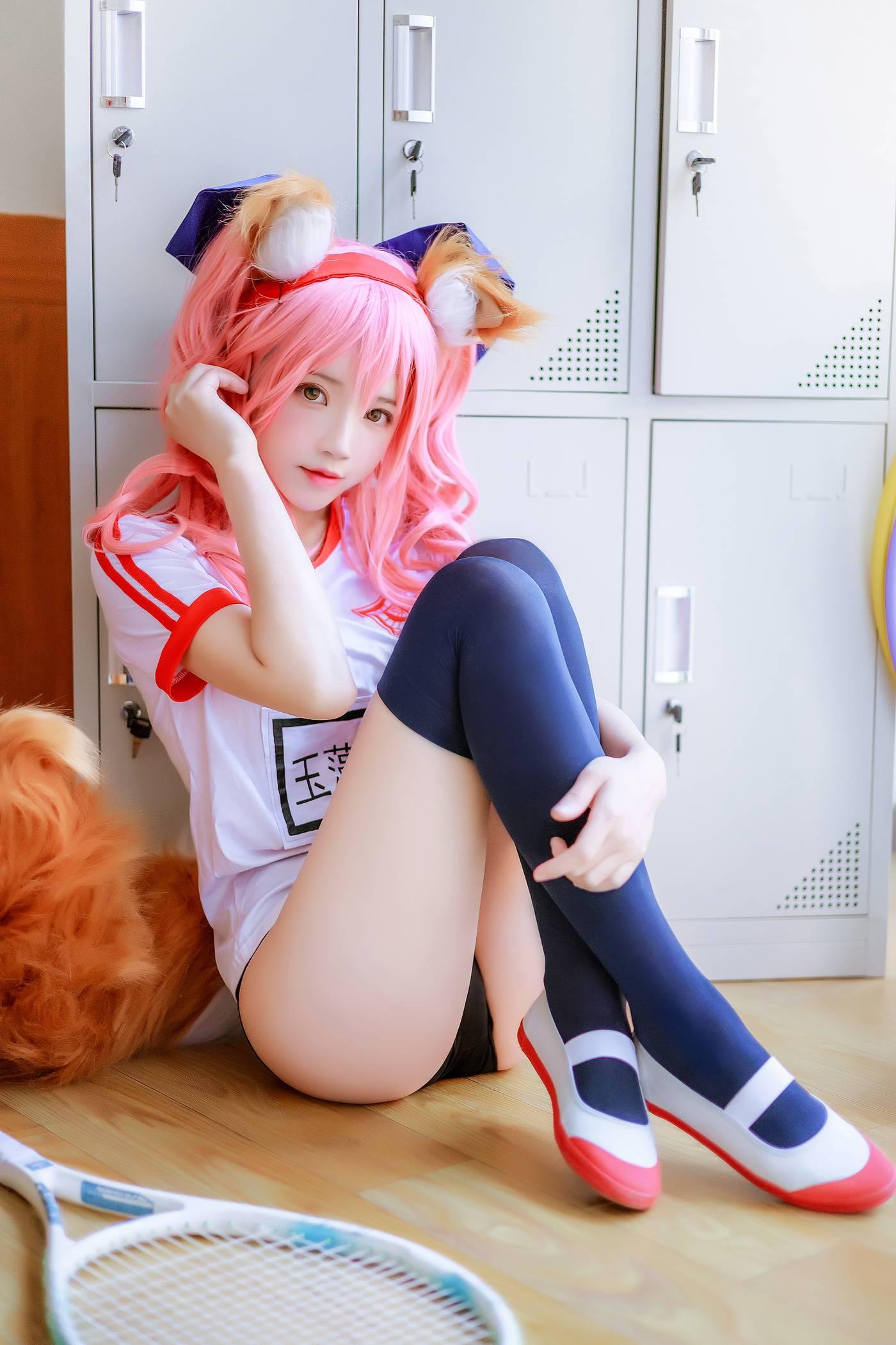 桜桃喵 – NO.104 玉藻前体操服 [31P]插图3