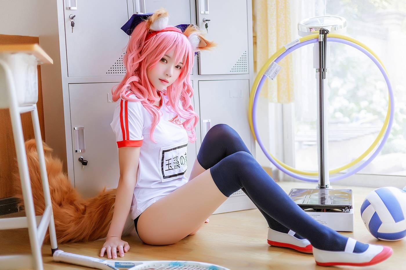 桜桃喵 – NO.104 玉藻前体操服 [31P]插图6