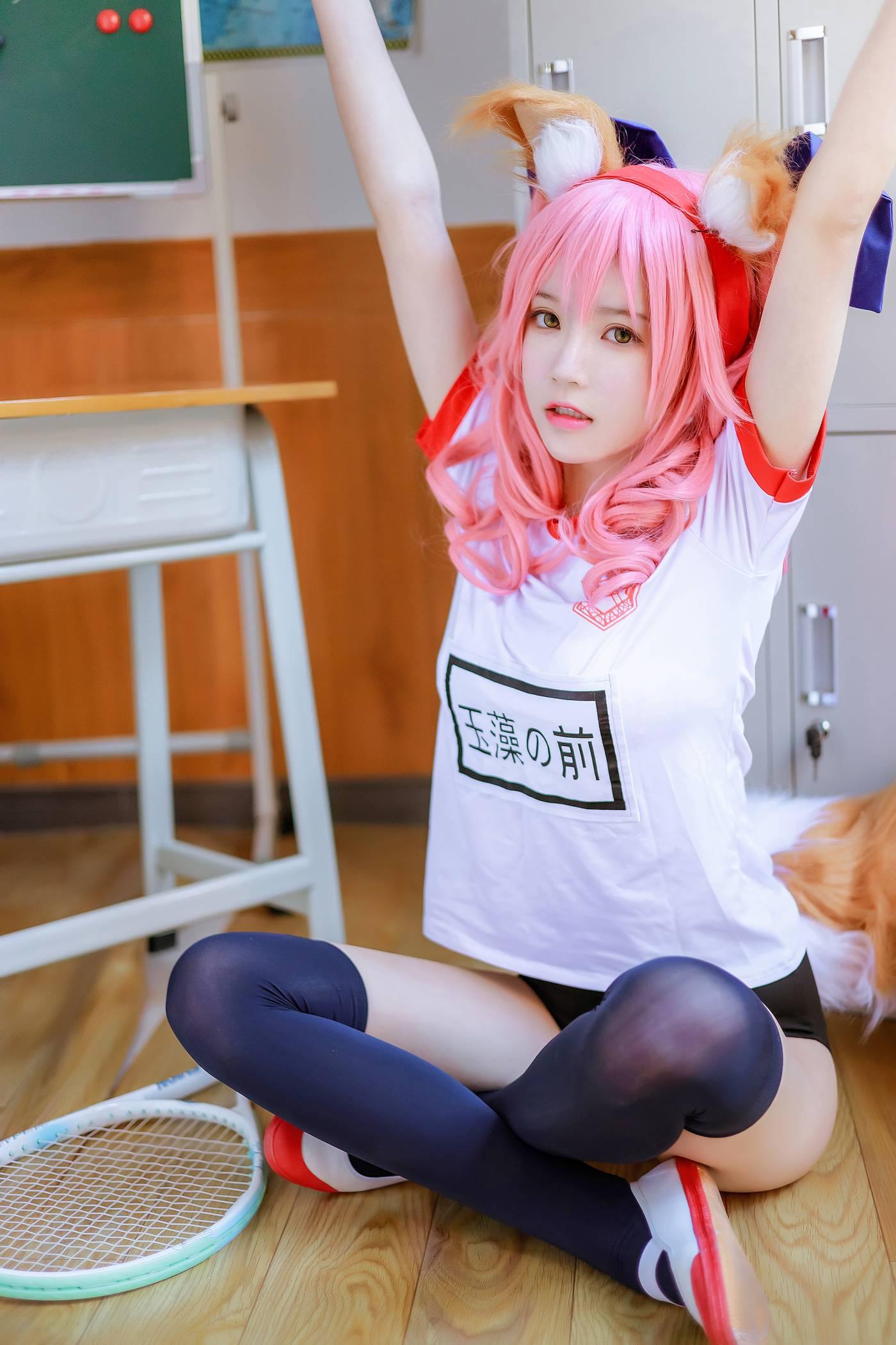 桜桃喵 – NO.104 玉藻前体操服 [31P]插图3