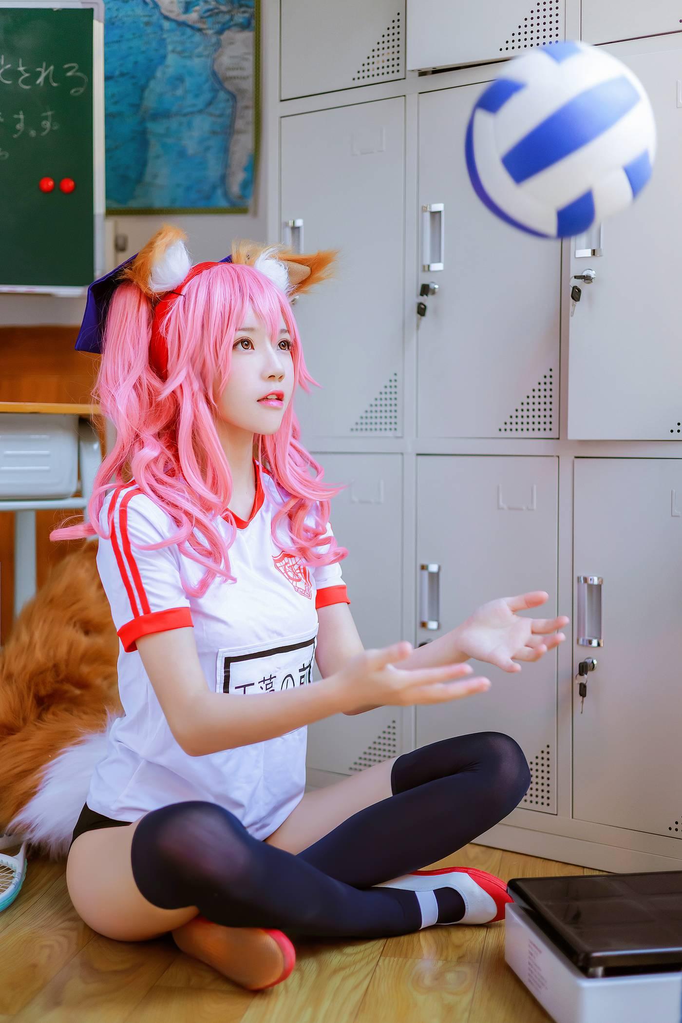 桜桃喵 – NO.104 玉藻前体操服 [31P]插图4