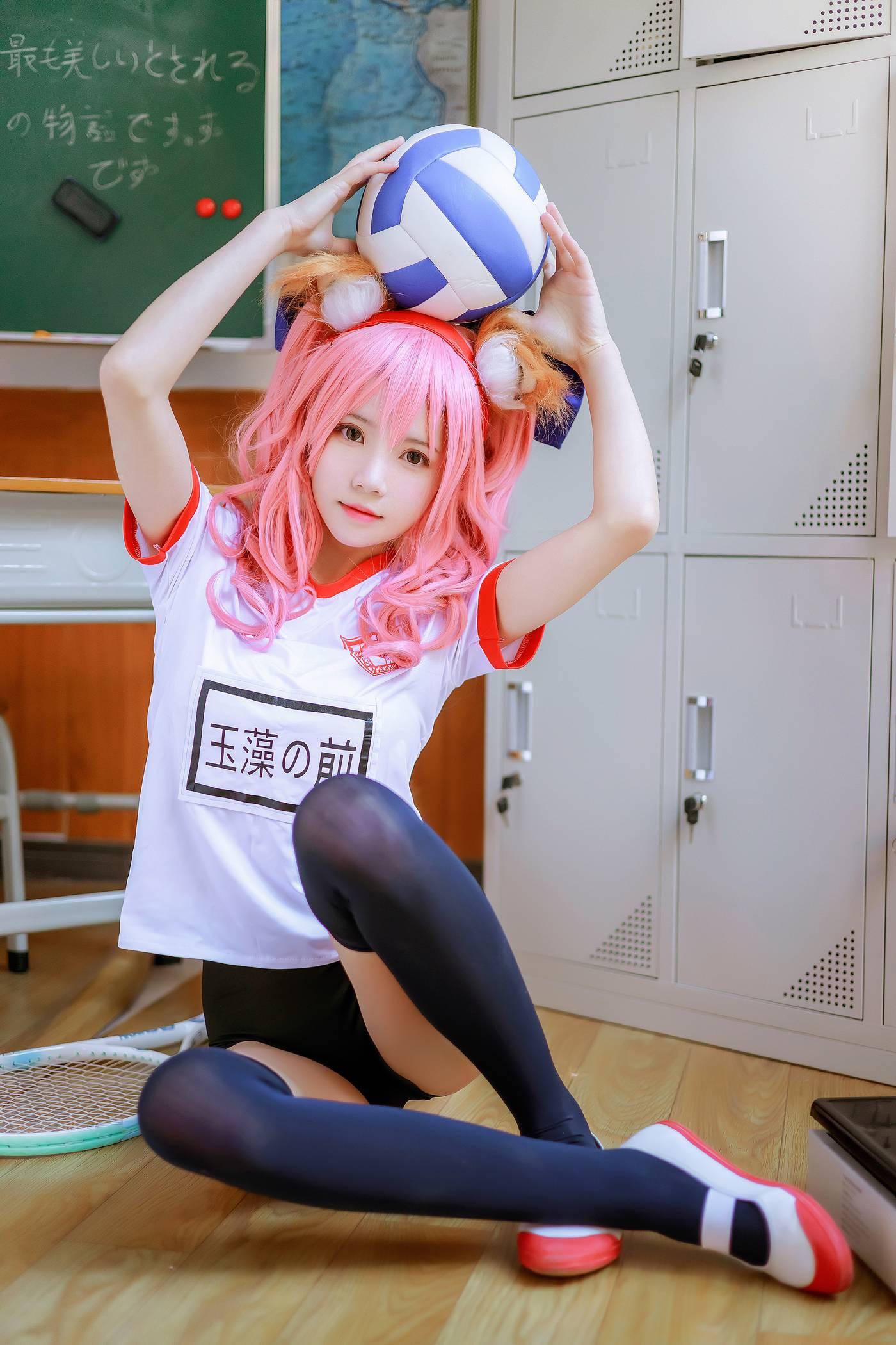 桜桃喵 – NO.104 玉藻前体操服 [31P]插图5