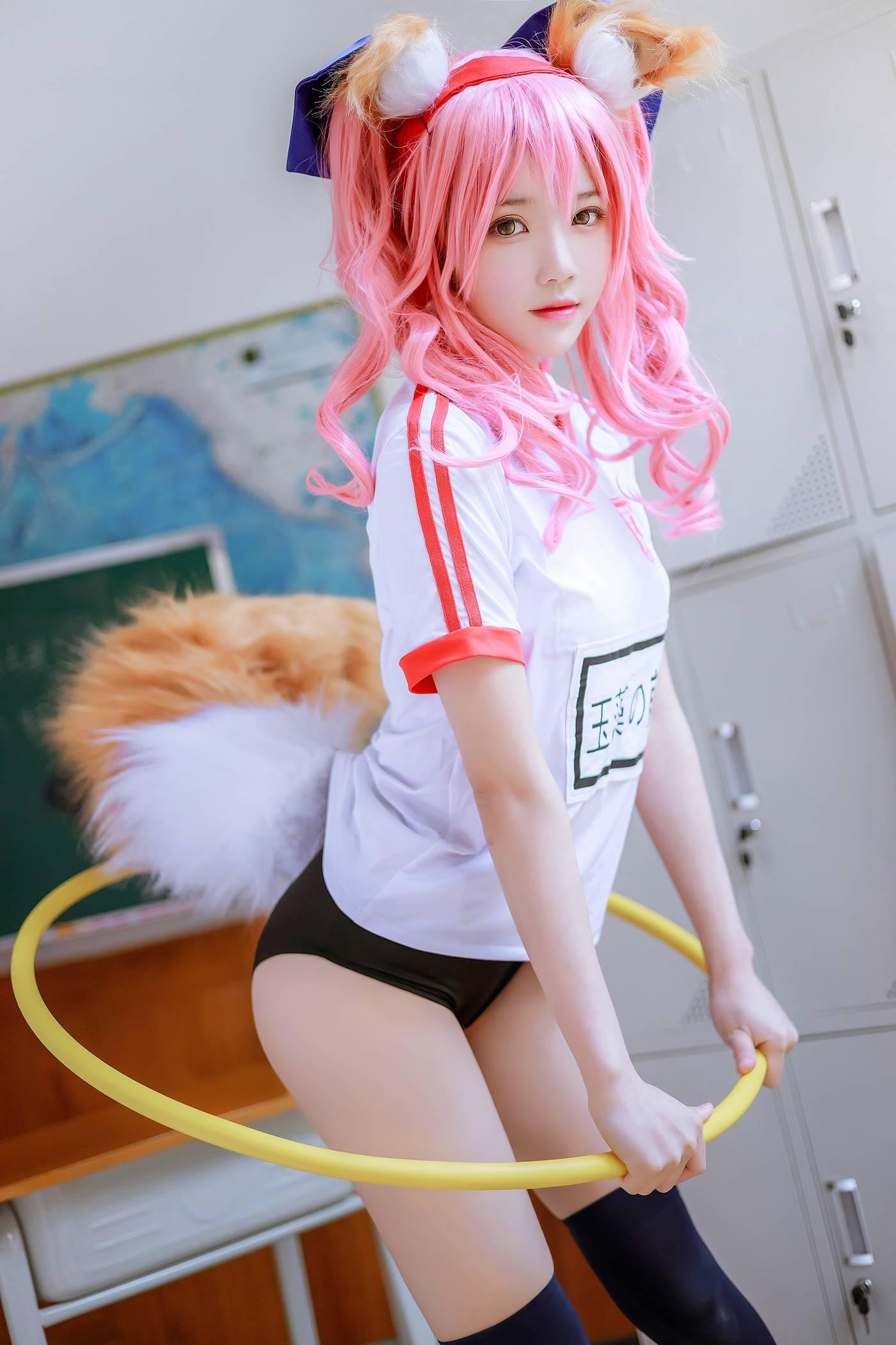 桜桃喵 – NO.104 玉藻前体操服 [31P]插图9