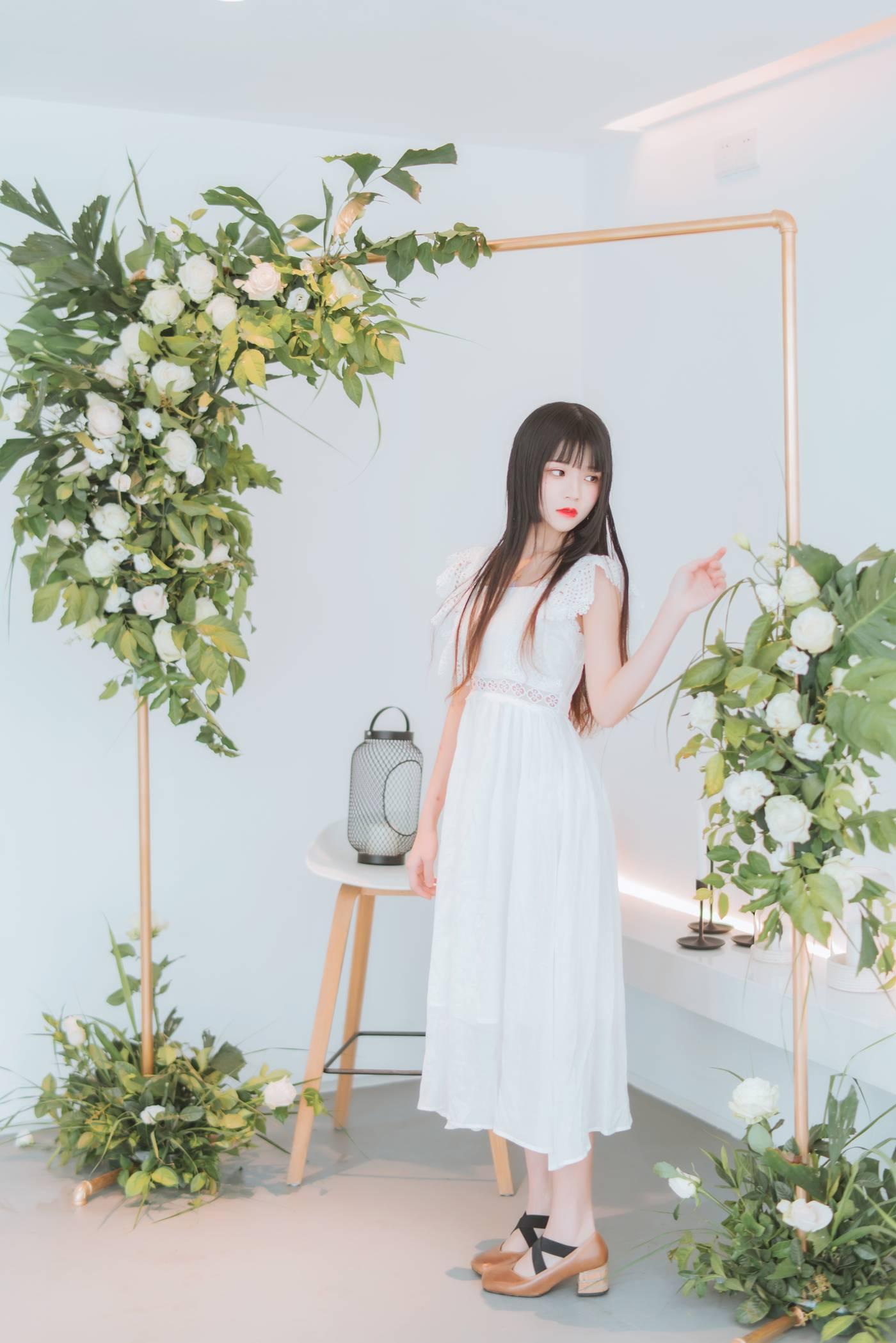 桜桃喵 – NO.99 清新×4 -白花花（11p[11P]插图8