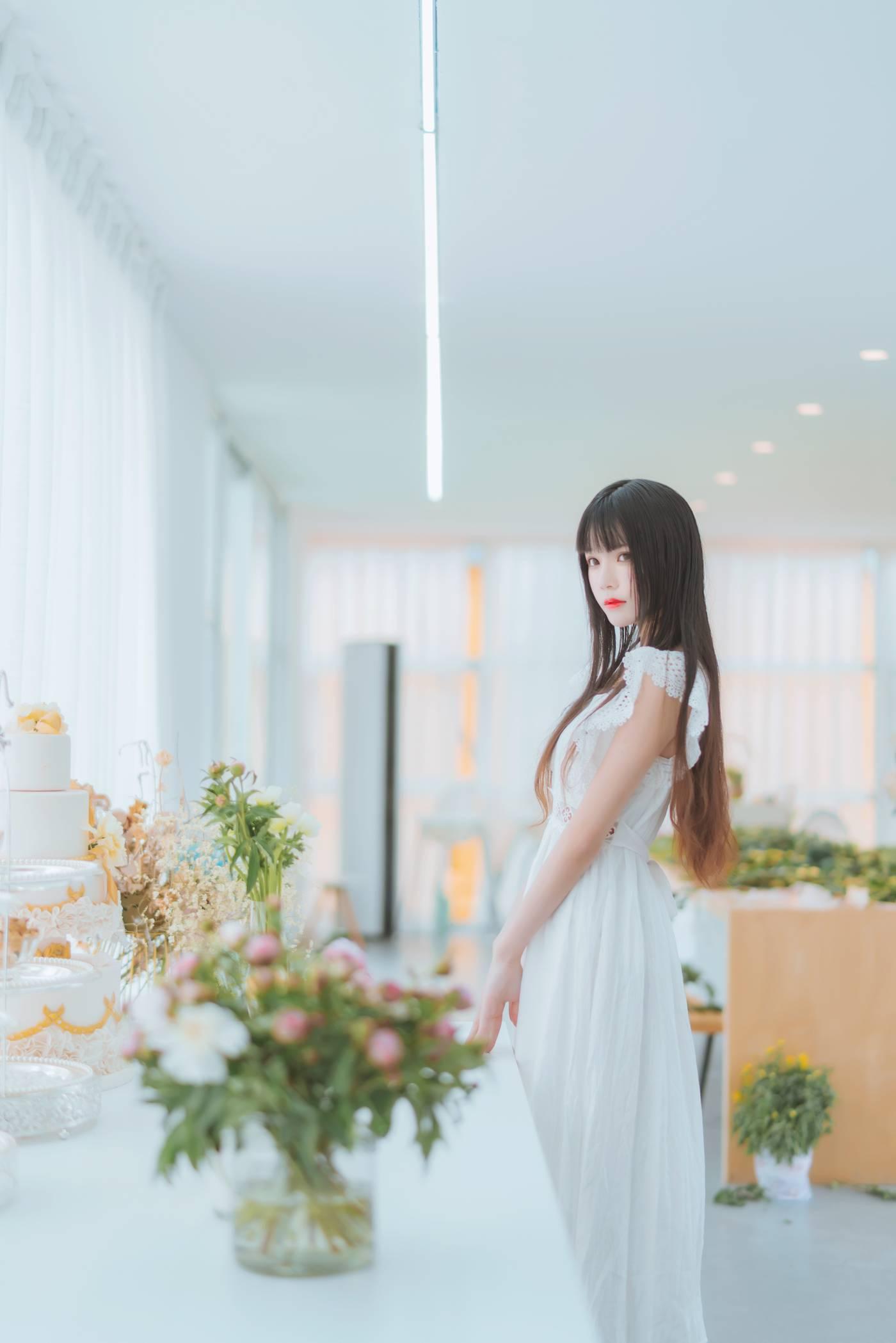 桜桃喵 – NO.99 清新×4 -白花花（11p[11P]插图9