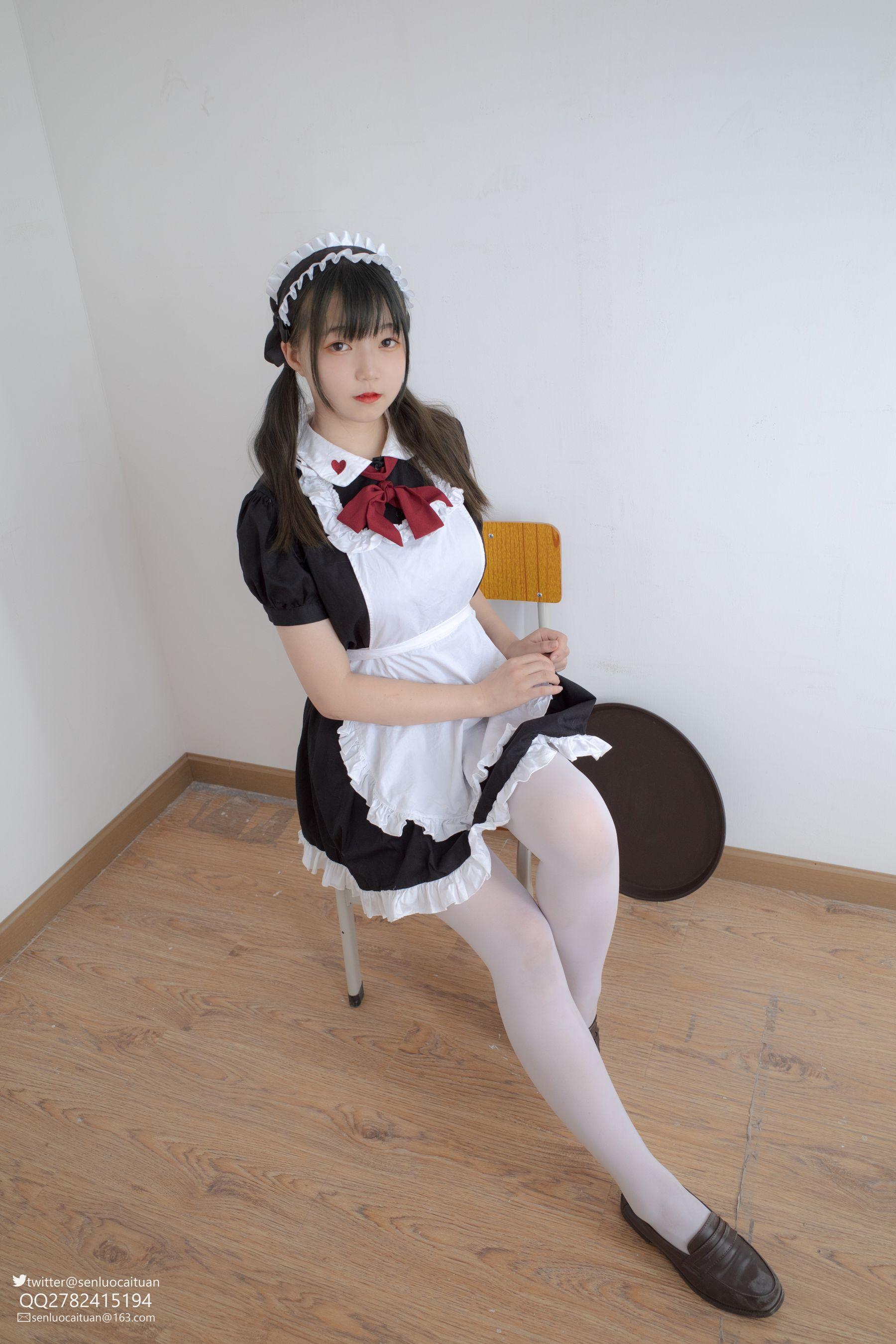森萝财团 GG-002 离洛 黑白女仆 [101P]插图5
