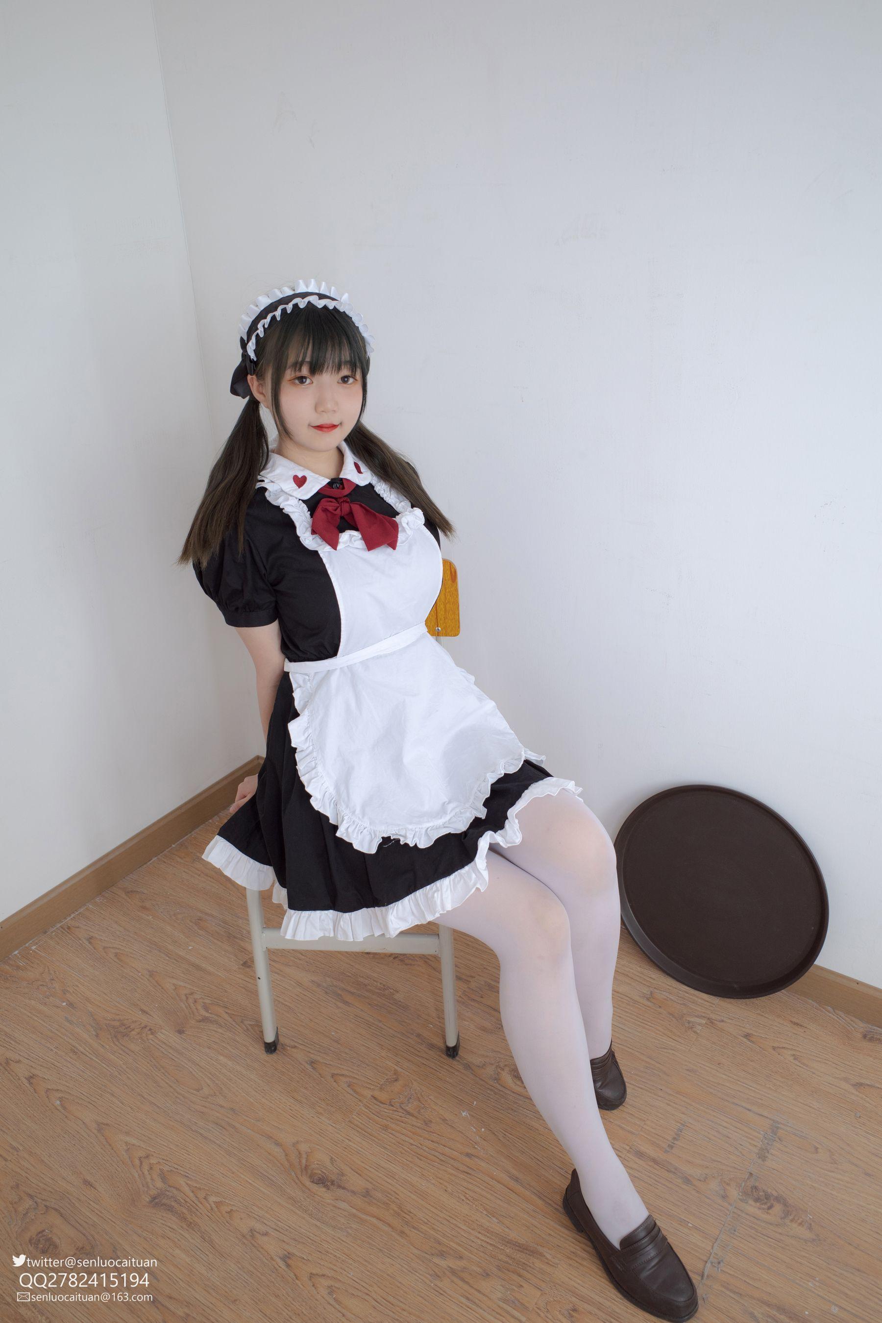 森萝财团 GG-002 离洛 黑白女仆 [101P]插图7