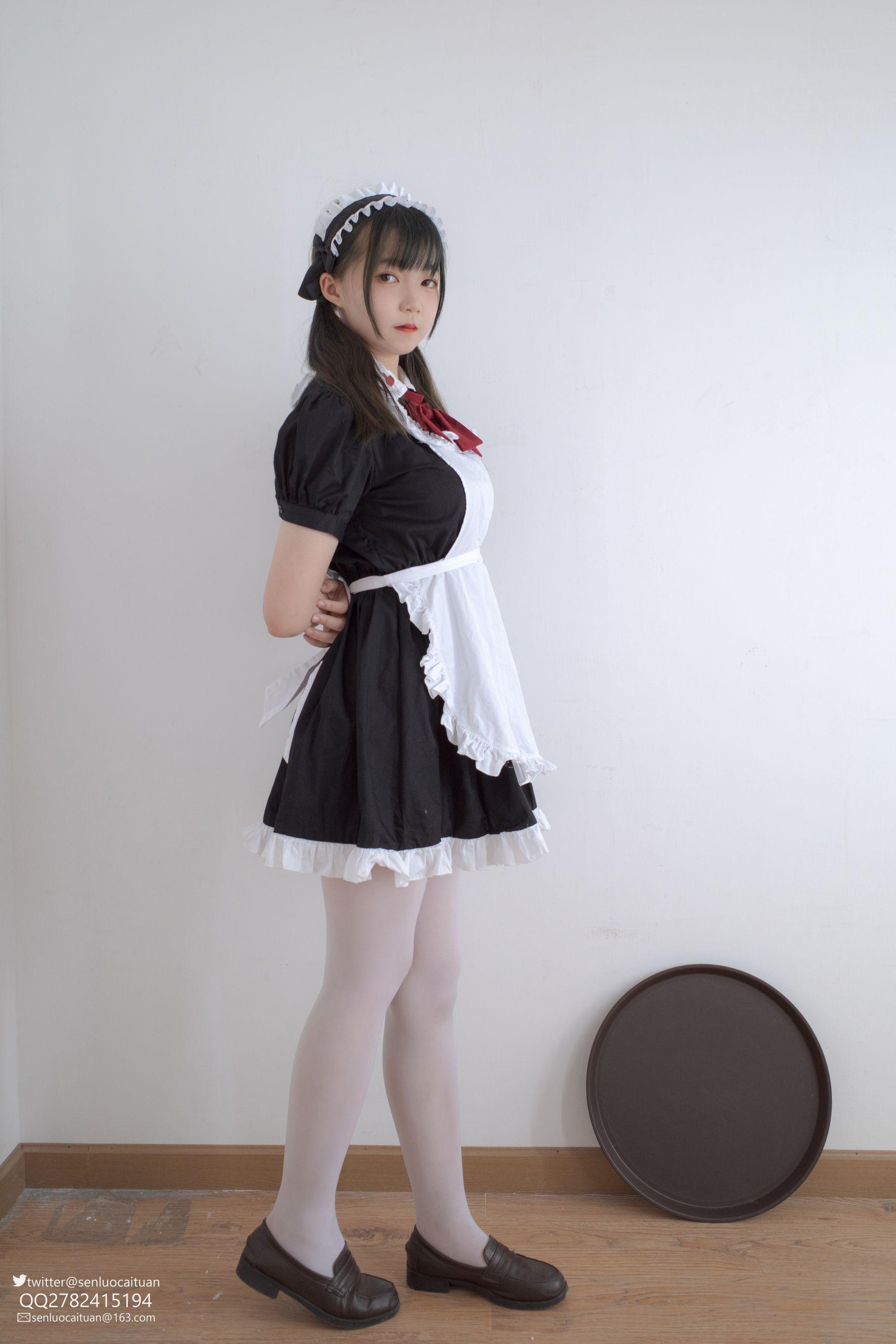 森萝财团 GG-002 离洛 黑白女仆 [101P]插图9