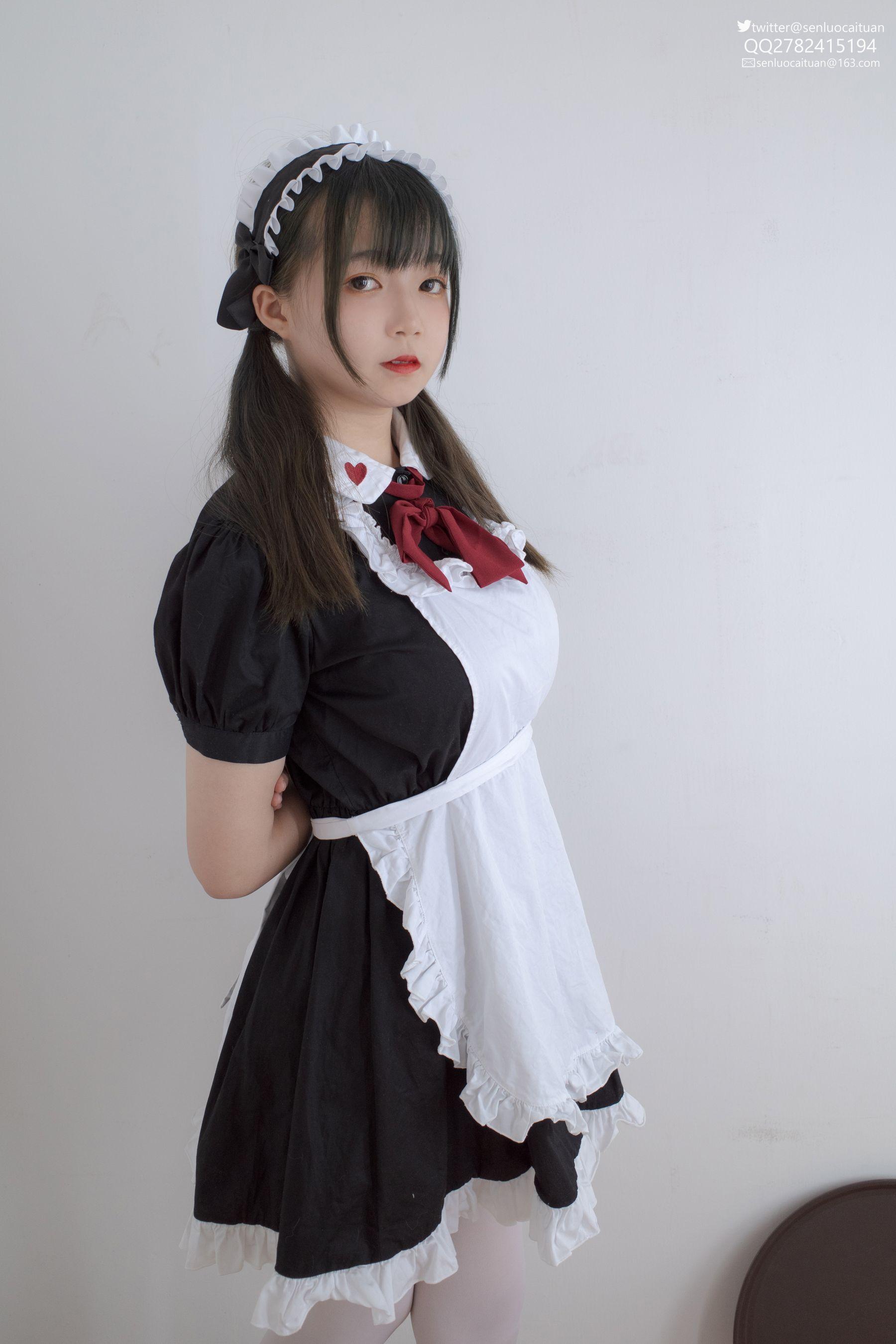 森萝财团 GG-002 离洛 黑白女仆 [101P]插图