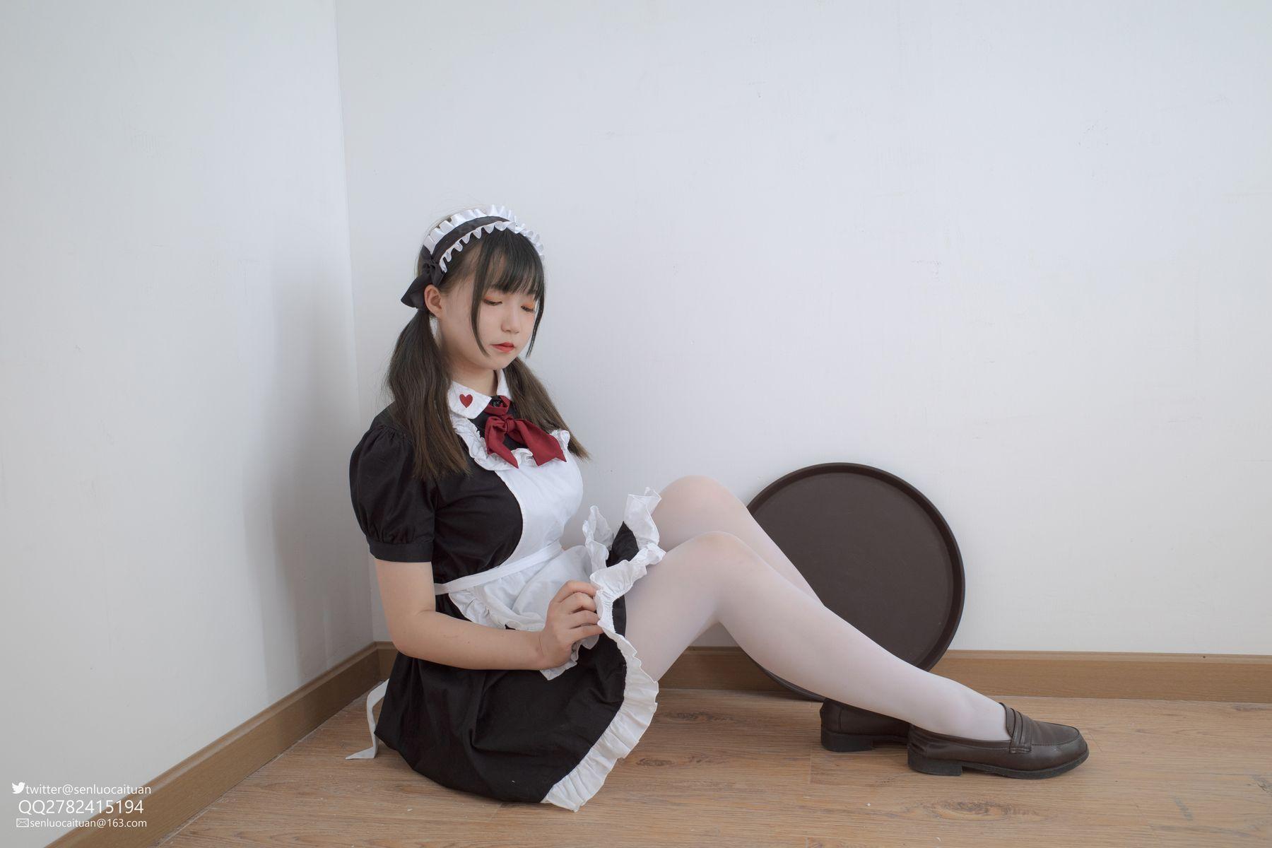 森萝财团 GG-002 离洛 黑白女仆 [101P]插图1