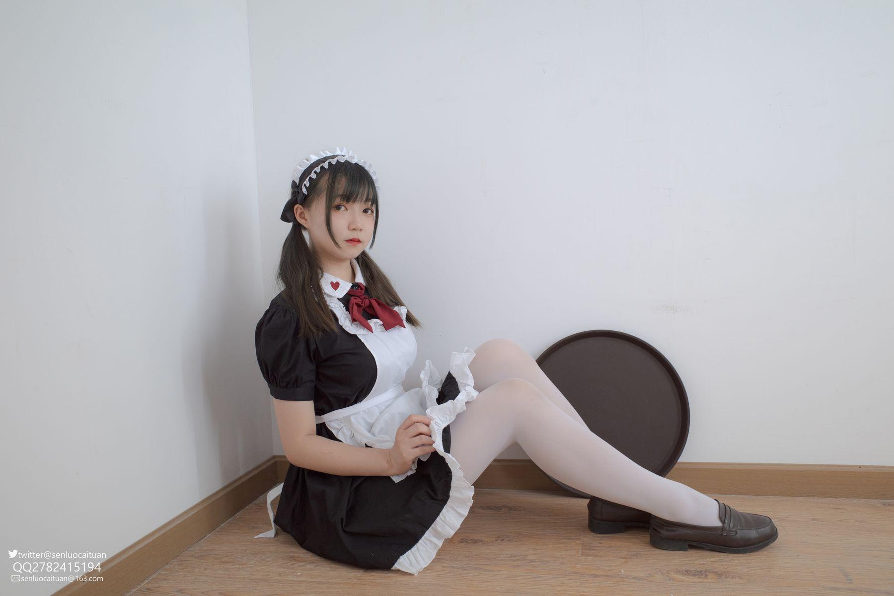 森萝财团 GG-002 离洛 黑白女仆 [101P]插图2