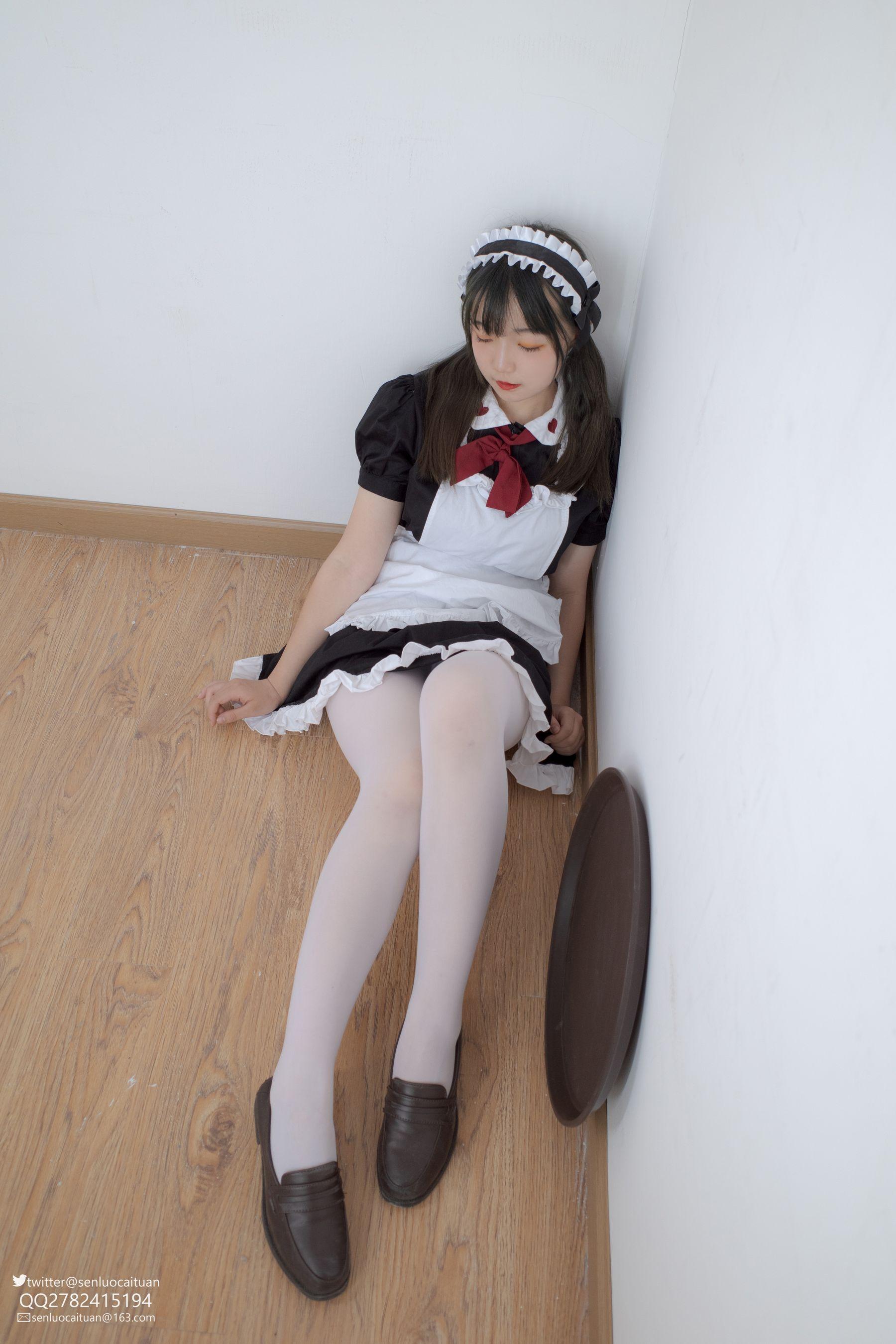 森萝财团 GG-002 离洛 黑白女仆 [101P]插图3
