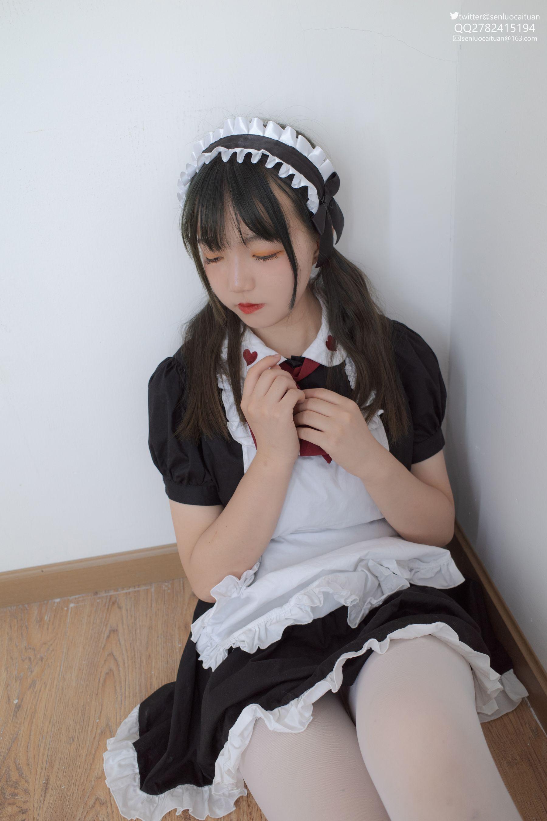 森萝财团 GG-002 离洛 黑白女仆 [101P]插图4
