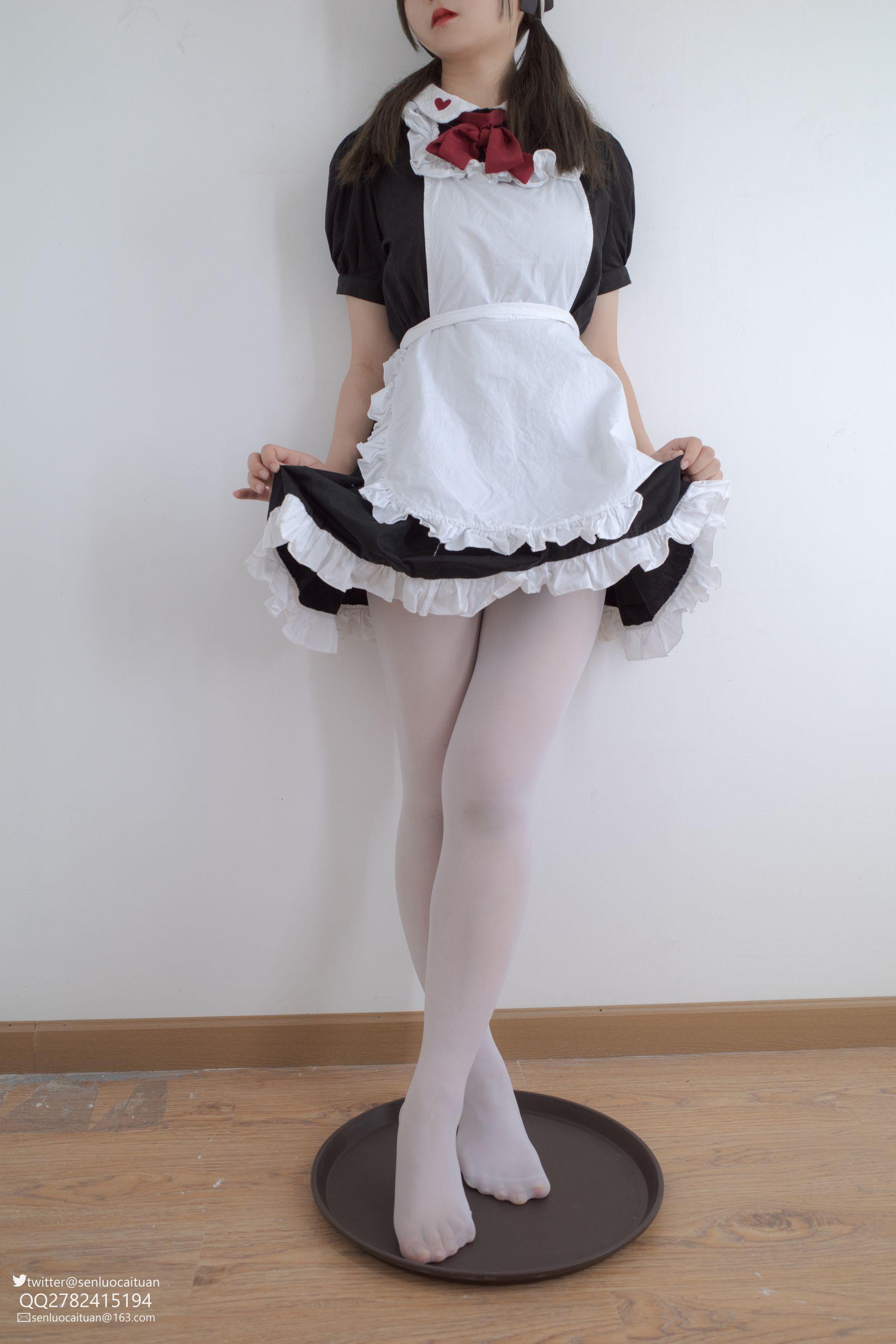 森萝财团 GG-002 离洛 黑白女仆 [101P]插图8