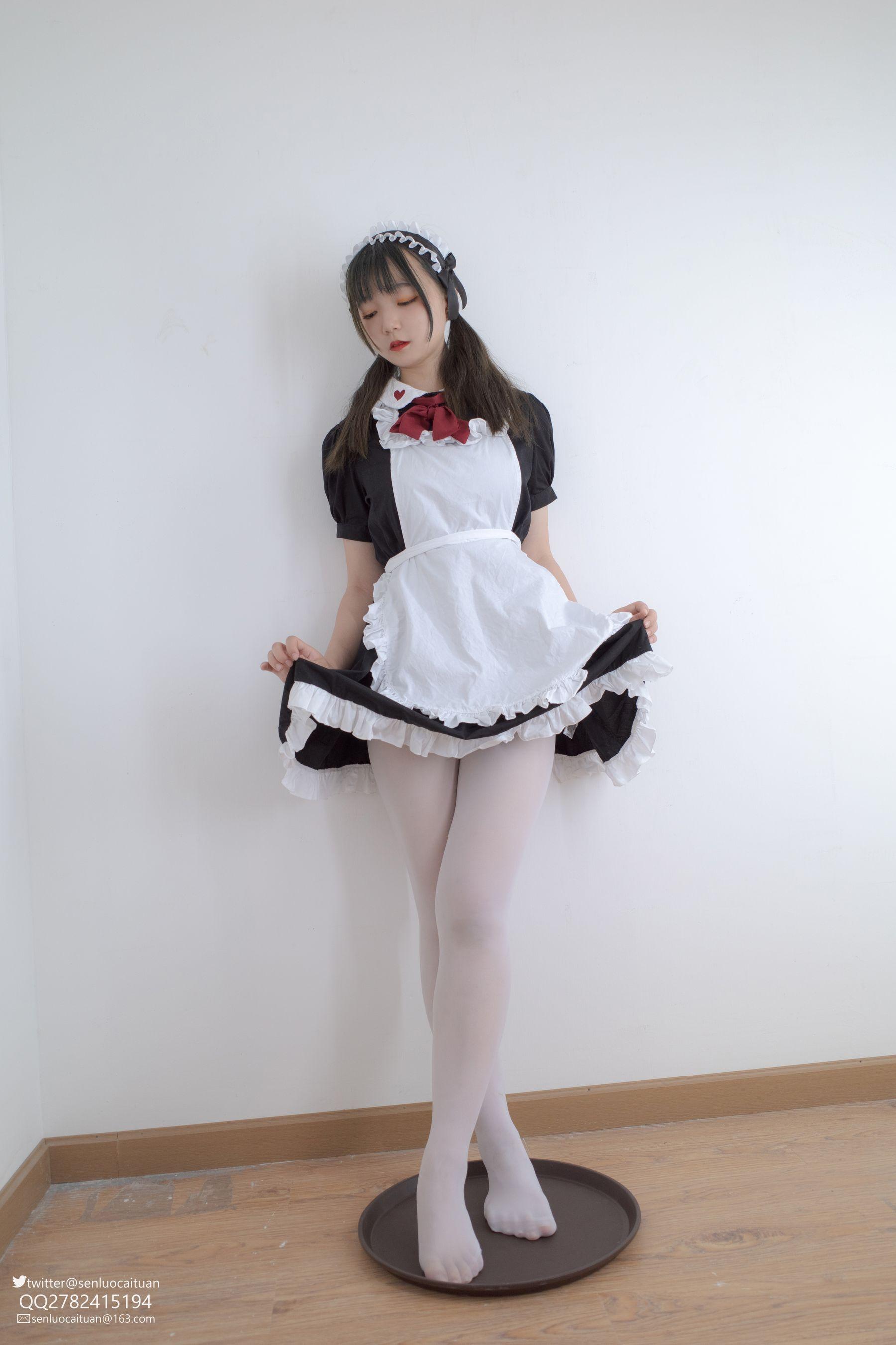 森萝财团 GG-002 离洛 黑白女仆 [101P]插图9