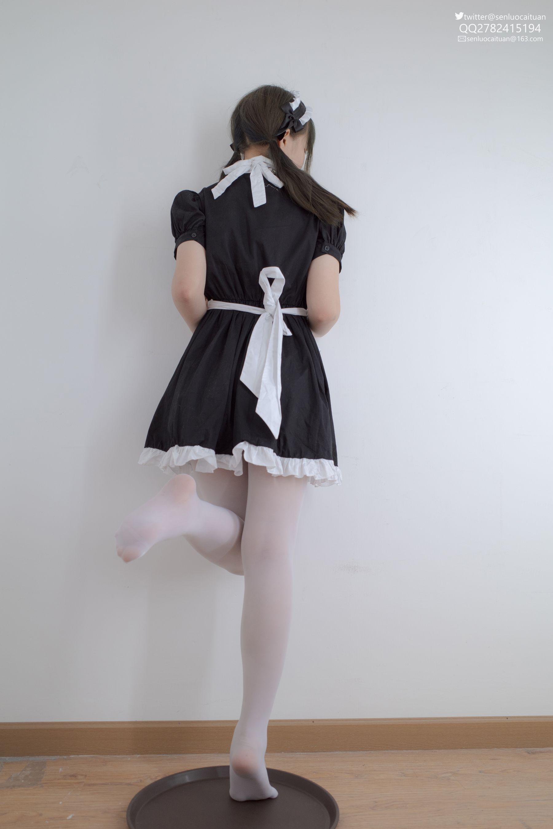 森萝财团 GG-002 离洛 黑白女仆 [101P]插图2
