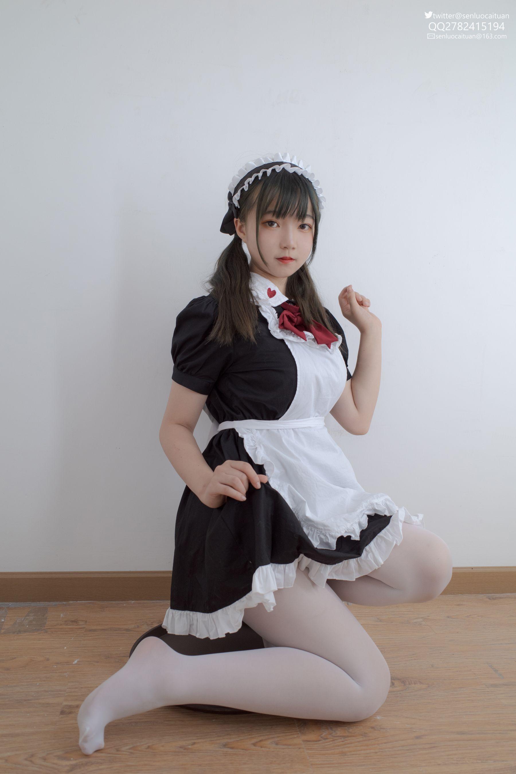 森萝财团 GG-002 离洛 黑白女仆 [101P]插图3
